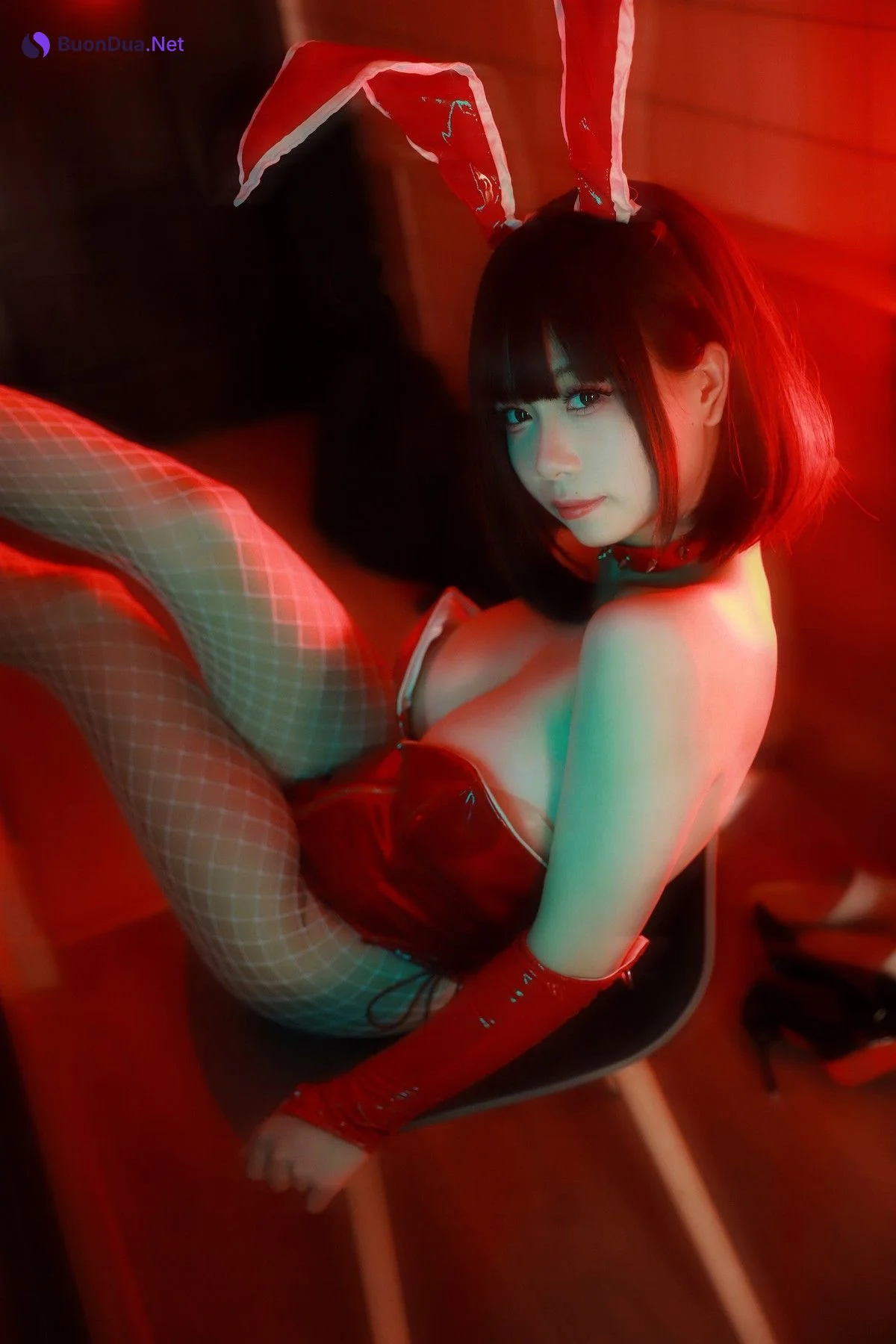 Cosplay 末夜787 红色兔女郎 - 写真 16