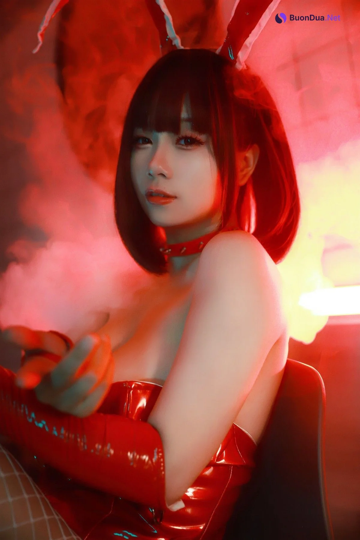 Cosplay 末夜787 红色兔女郎 - 写真 18