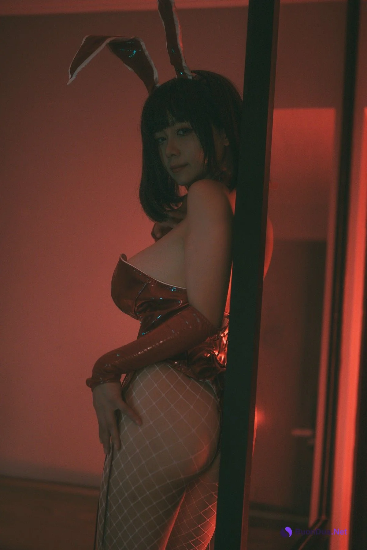 Cosplay 末夜787 红色兔女郎 - 写真 20