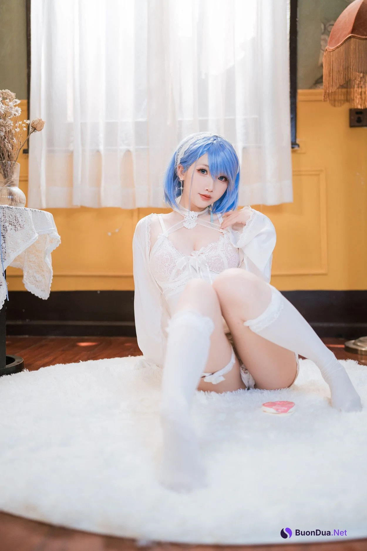 Cosplay 面饼仙儿 碧蓝航线 恰巴耶夫睡衣 - Photo 12