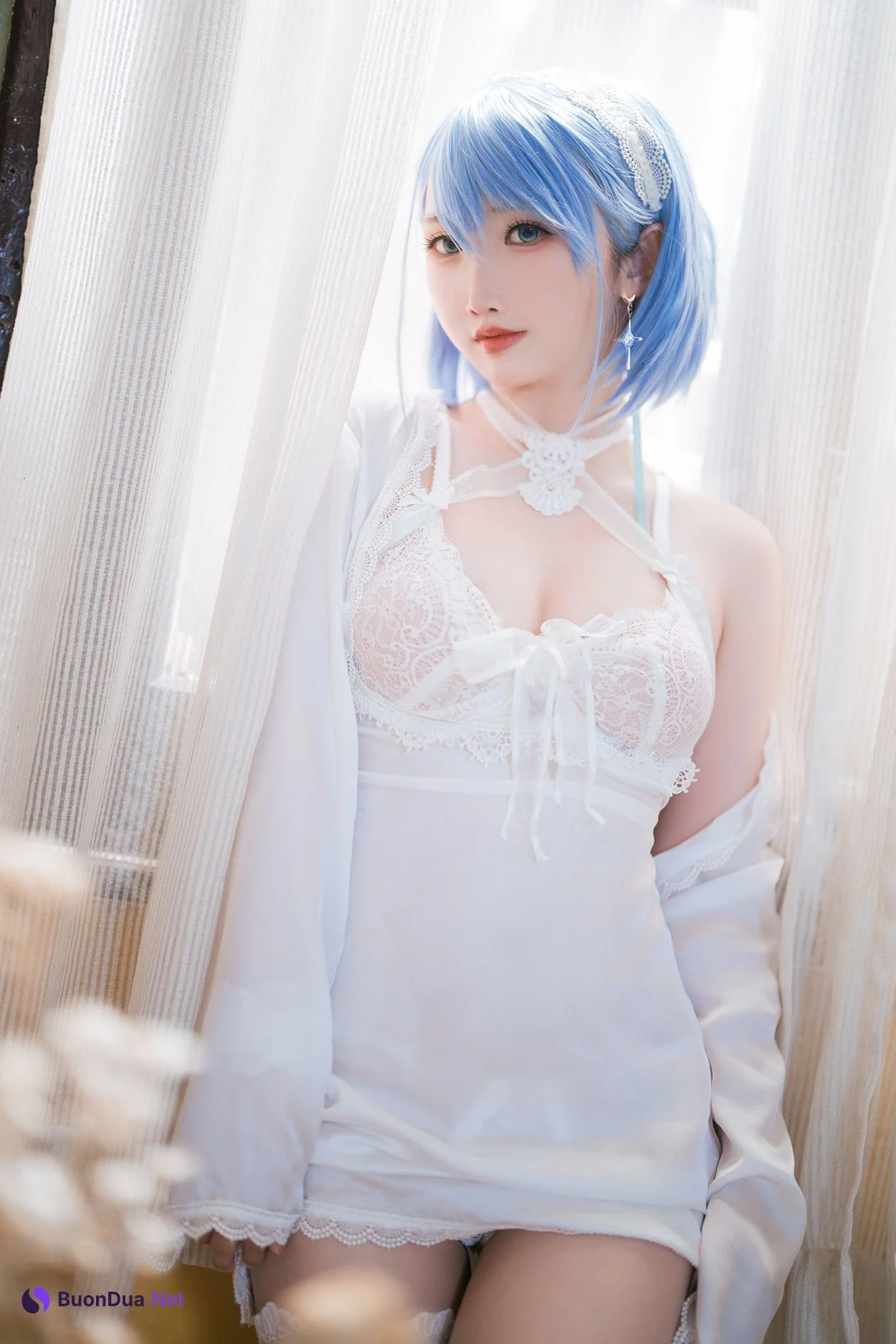 Cosplay 面饼仙儿 碧蓝航线 恰巴耶夫睡衣 - Photo 13