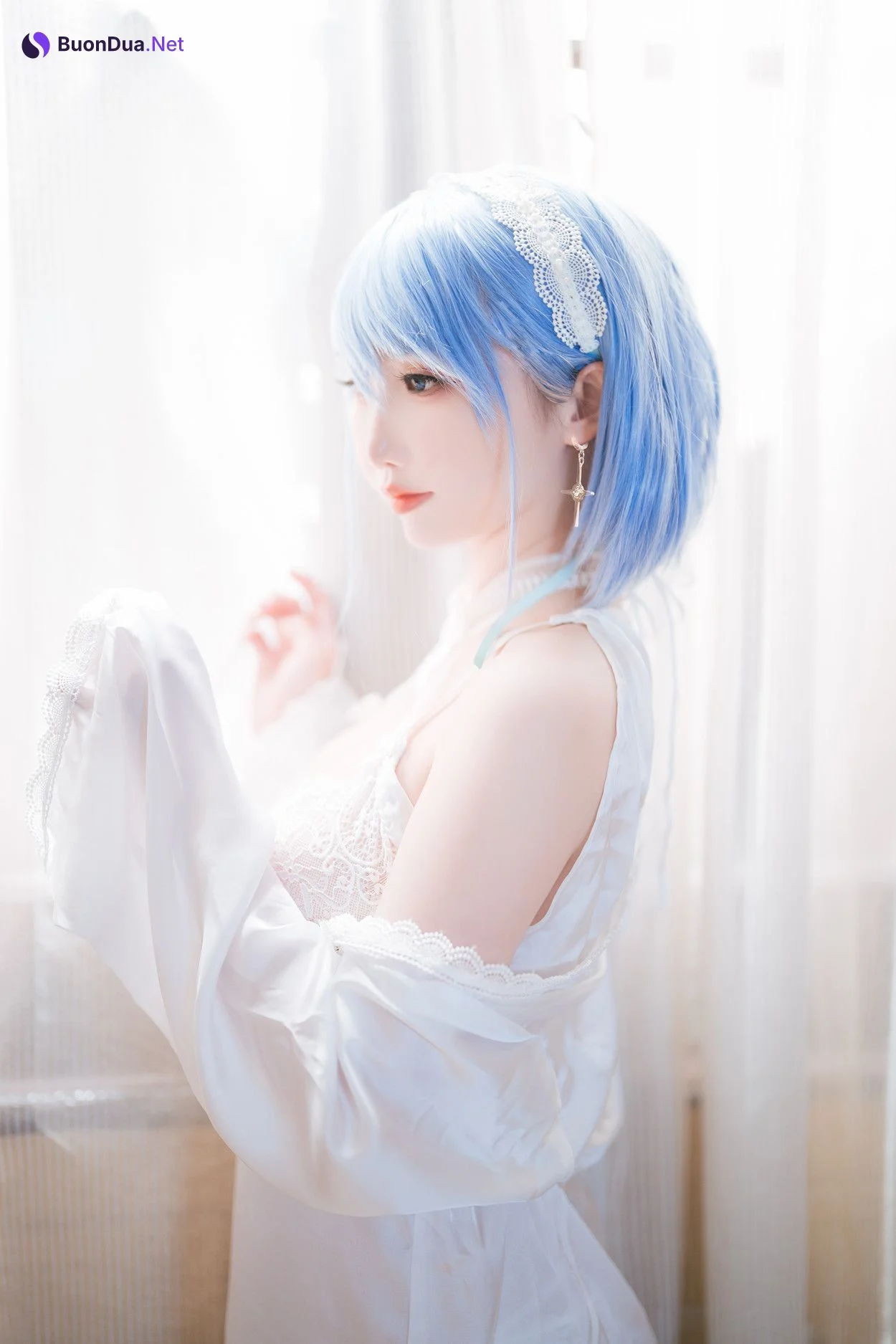 Cosplay 面饼仙儿 碧蓝航线 恰巴耶夫睡衣 - Photo 14