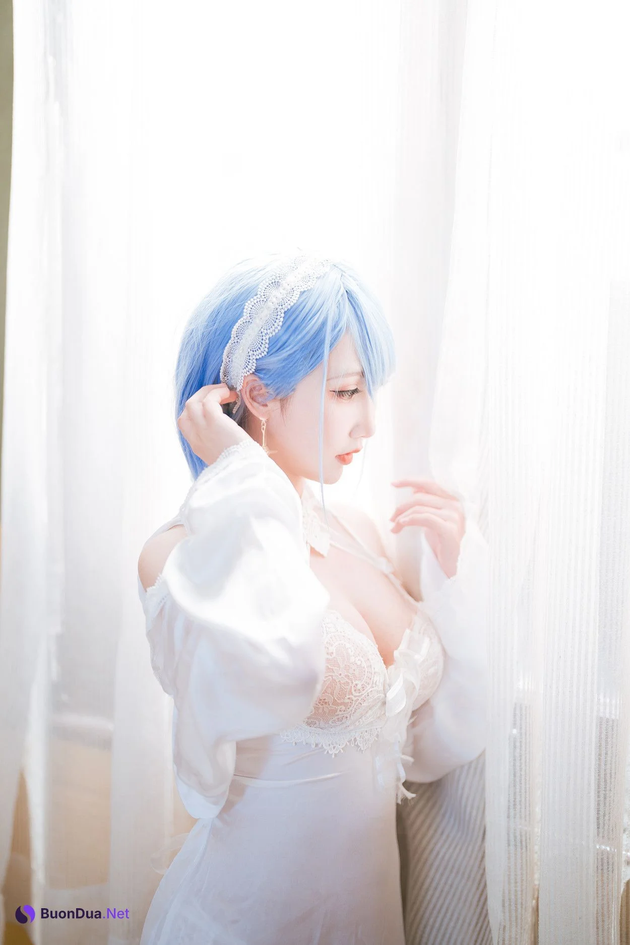 Cosplay 面饼仙儿 碧蓝航线 恰巴耶夫睡衣 - Photo 15