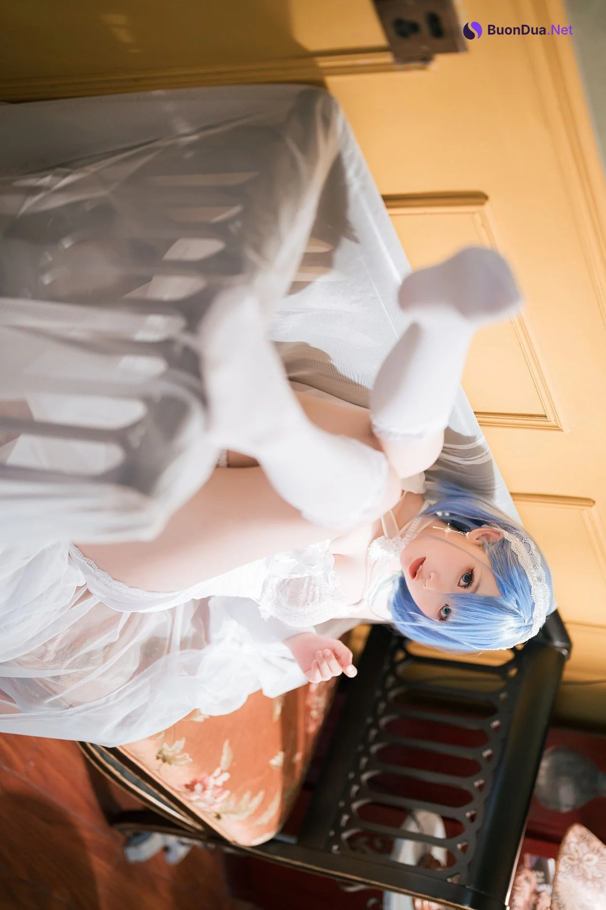 Cosplay 面饼仙儿 碧蓝航线 恰巴耶夫睡衣 - Photo 2