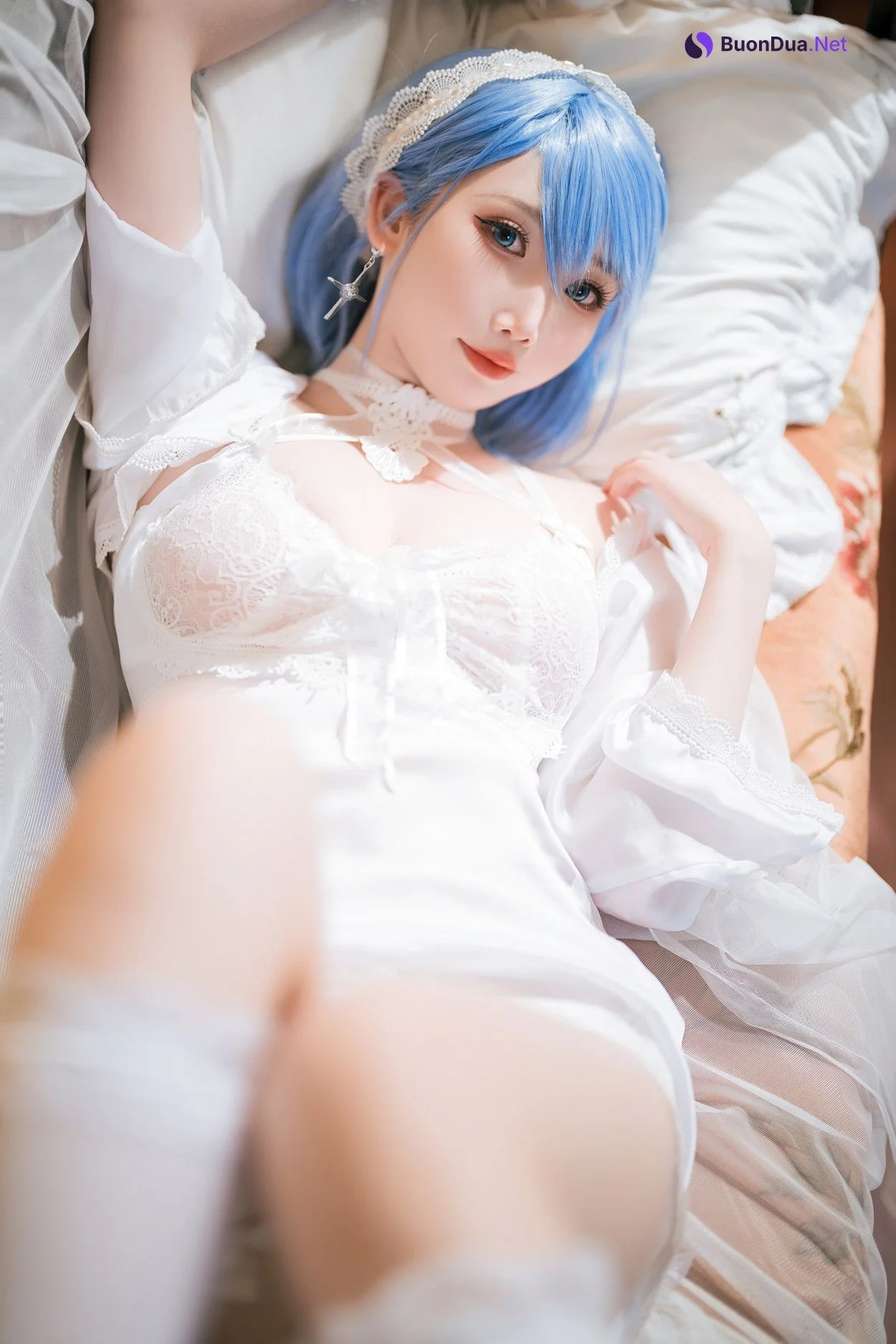 Cosplay 面饼仙儿 碧蓝航线 恰巴耶夫睡衣 - Photo 3