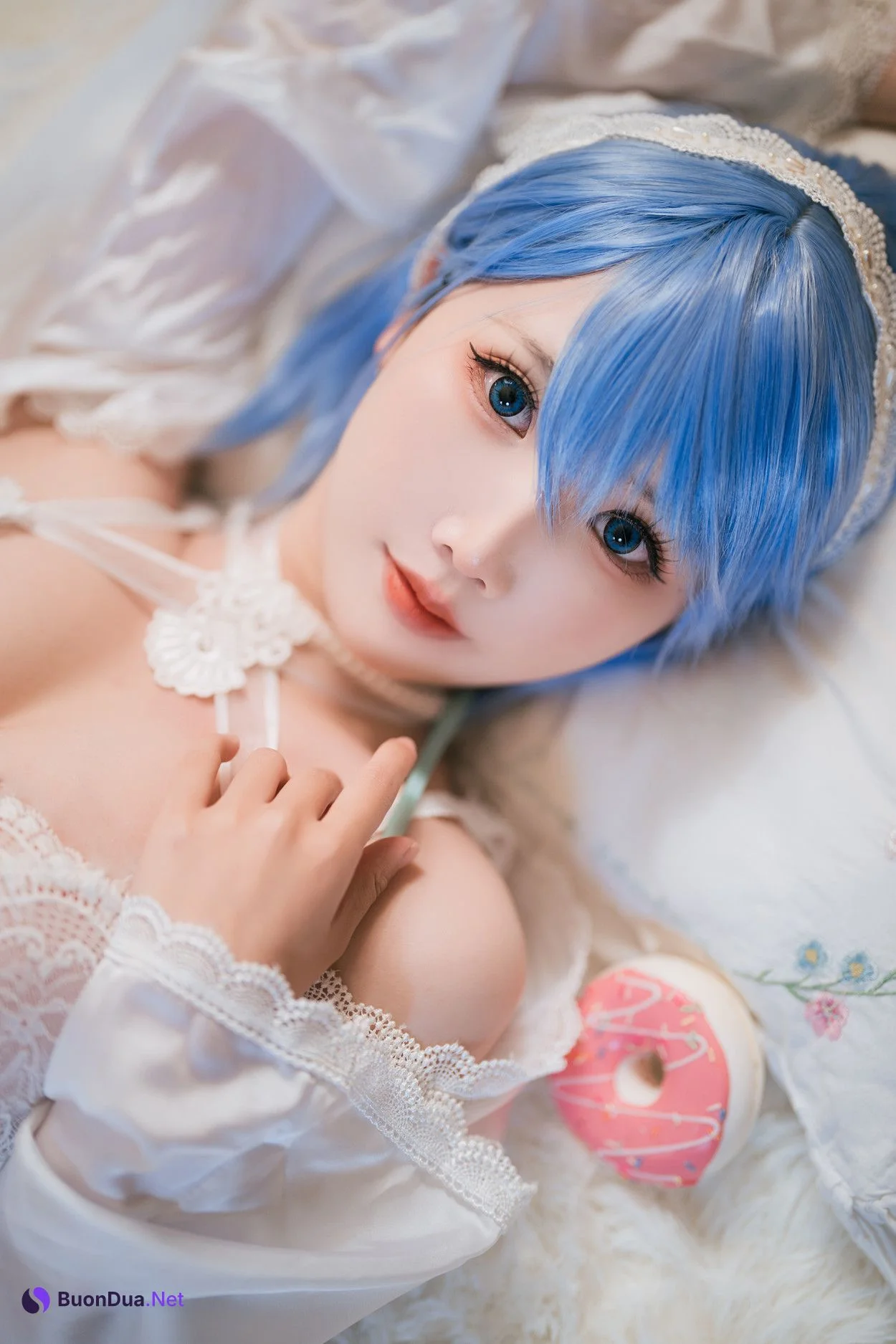 Cosplay 面饼仙儿 碧蓝航线 恰巴耶夫睡衣 - Photo 5