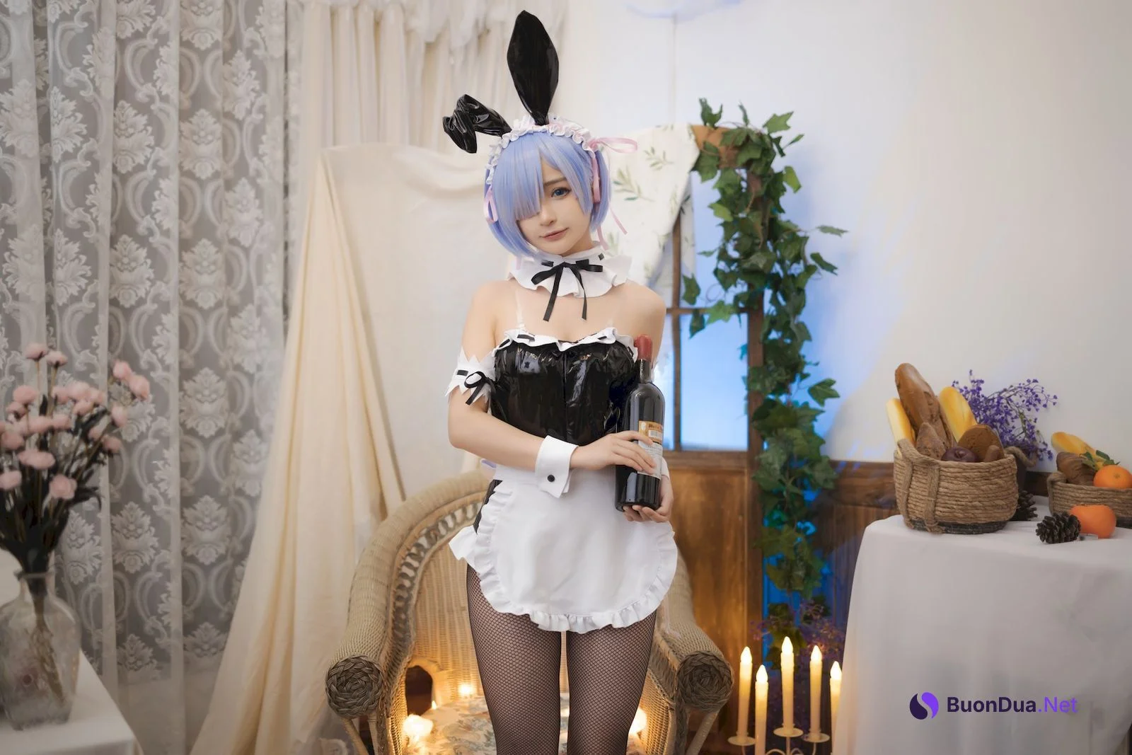 Cosplay 蕾姆兔女郎 - Photo 20