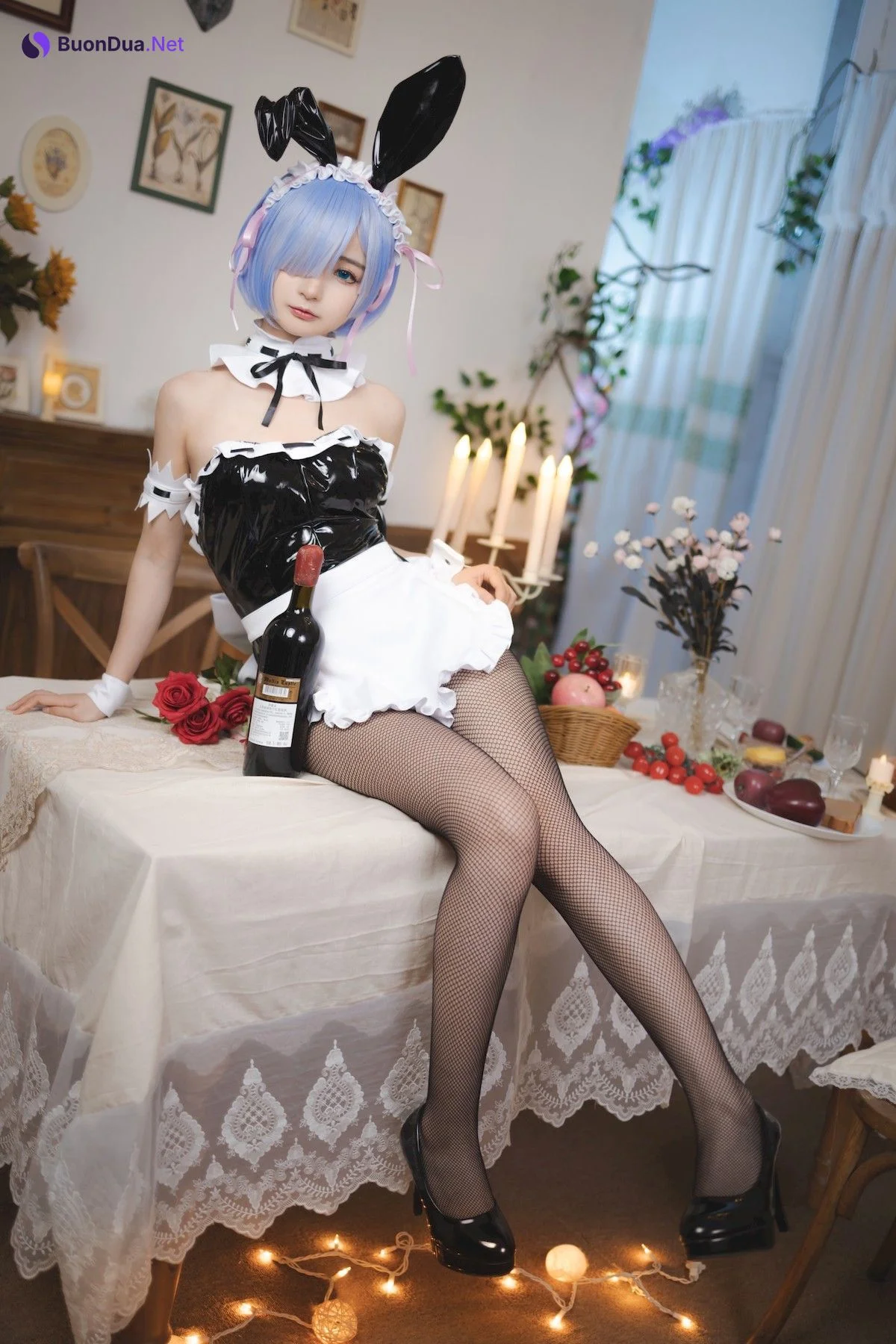 Cosplay 蕾姆兔女郎 - Photo 9