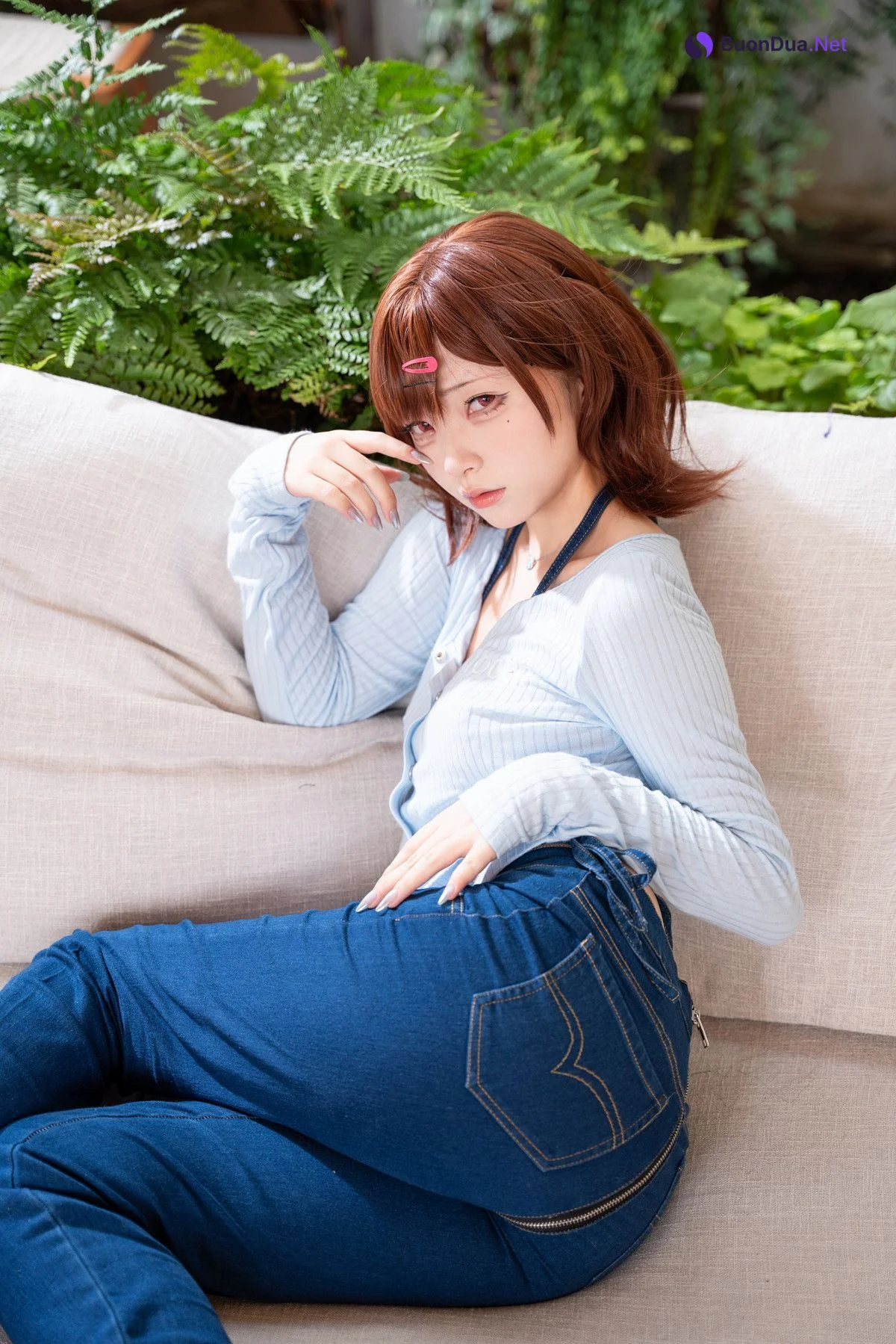 Cosplay 花铃 円香牛仔裤 - Photo 19