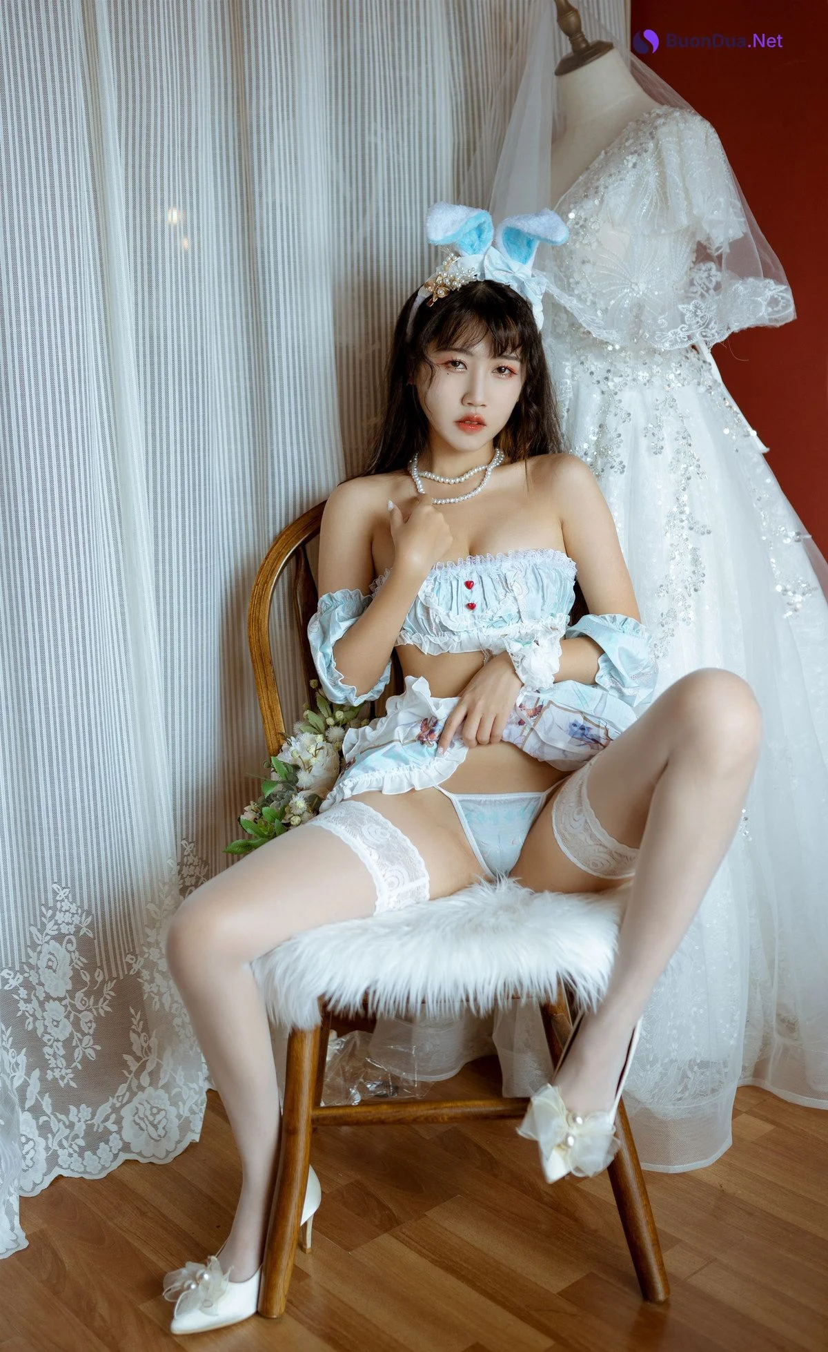 不呆猫 Cosplay 兔子女友 - Photo 19