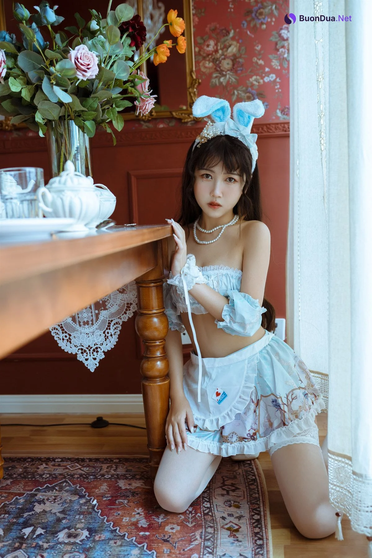 不呆猫 Cosplay 兔子女友 - Photo 8