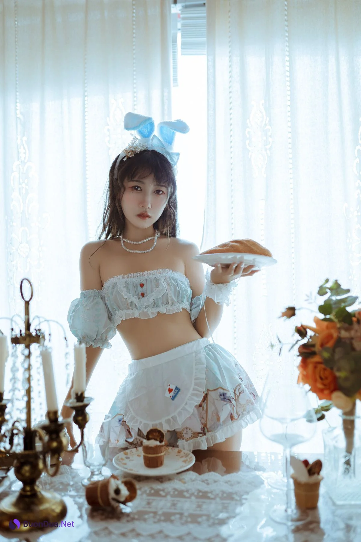 不呆猫 Cosplay 兔子女友 - Photo 9