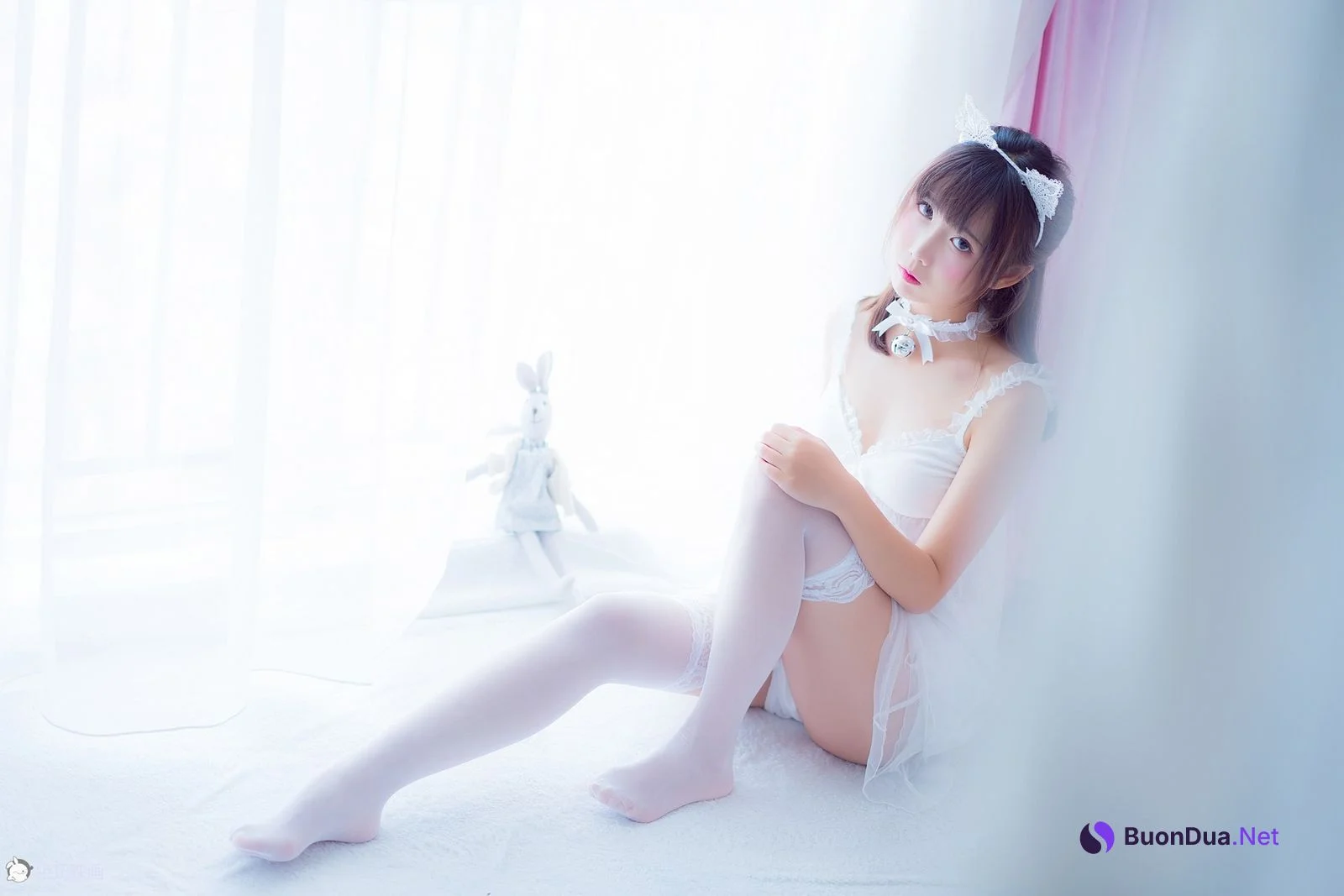 Cosplay 面饼仙儿 吊带睡衣 - Photo 4