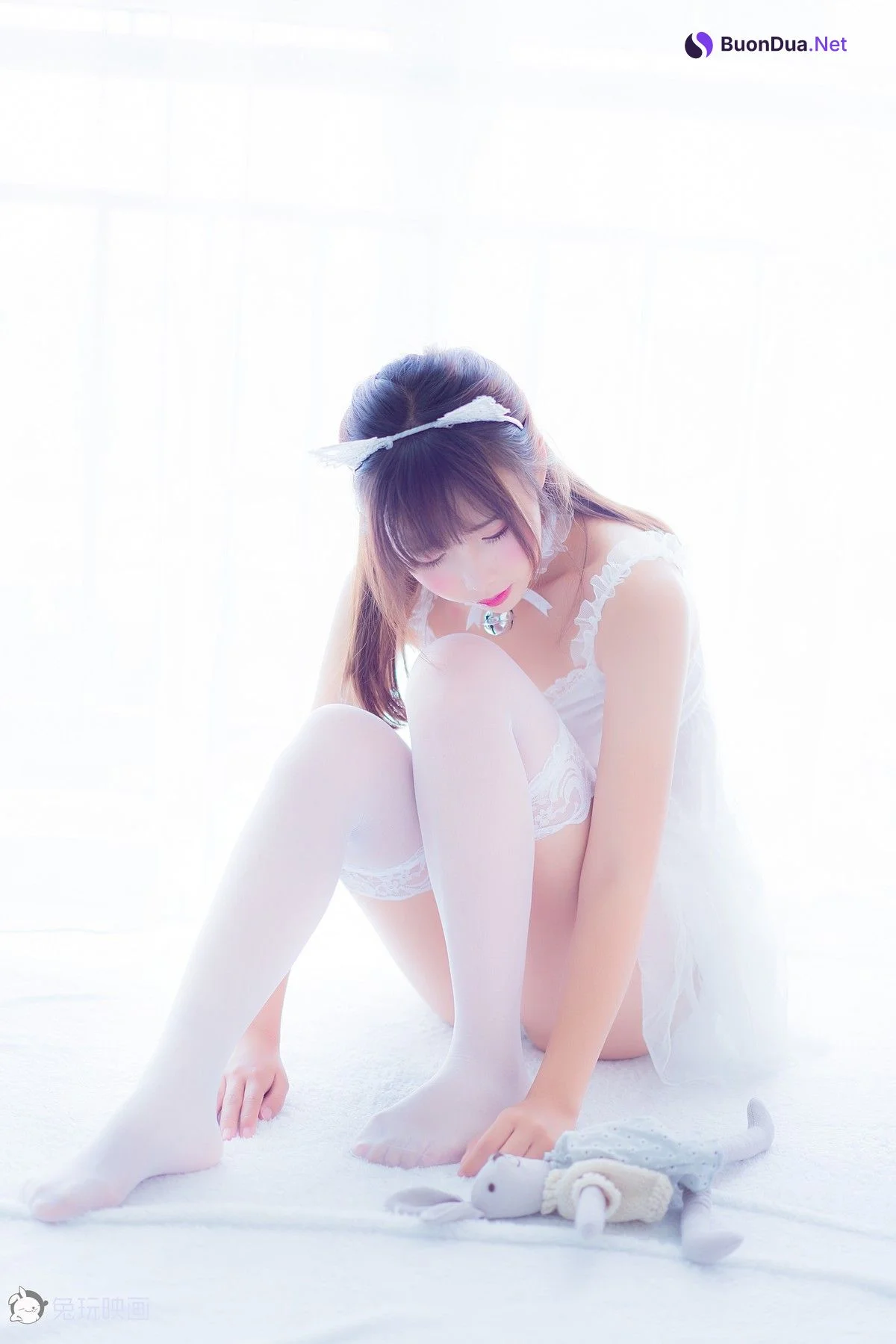 Cosplay 面饼仙儿 吊带睡衣 - Photo 8