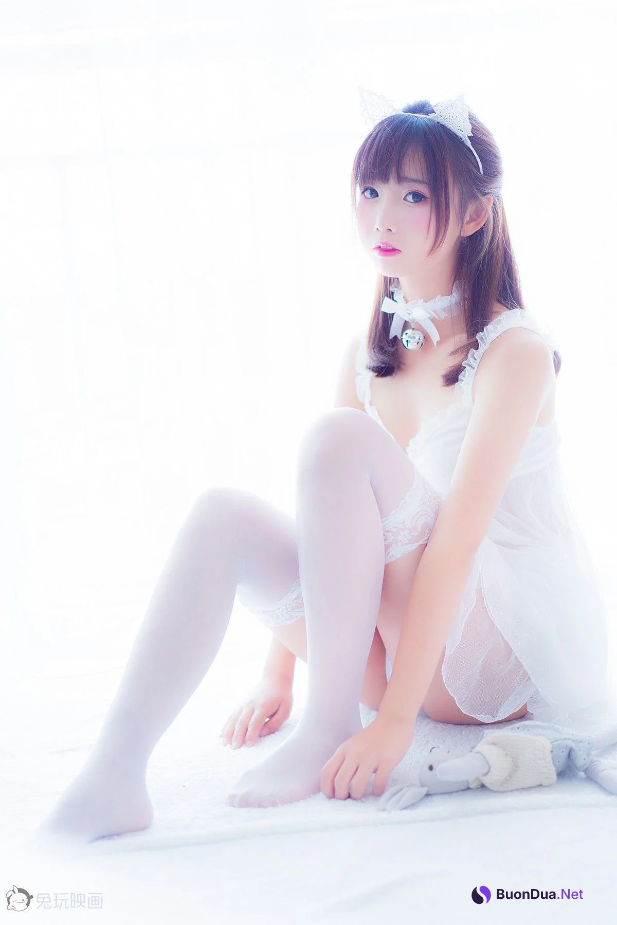 Cosplay 面饼仙儿 吊带睡衣 - Photo 9