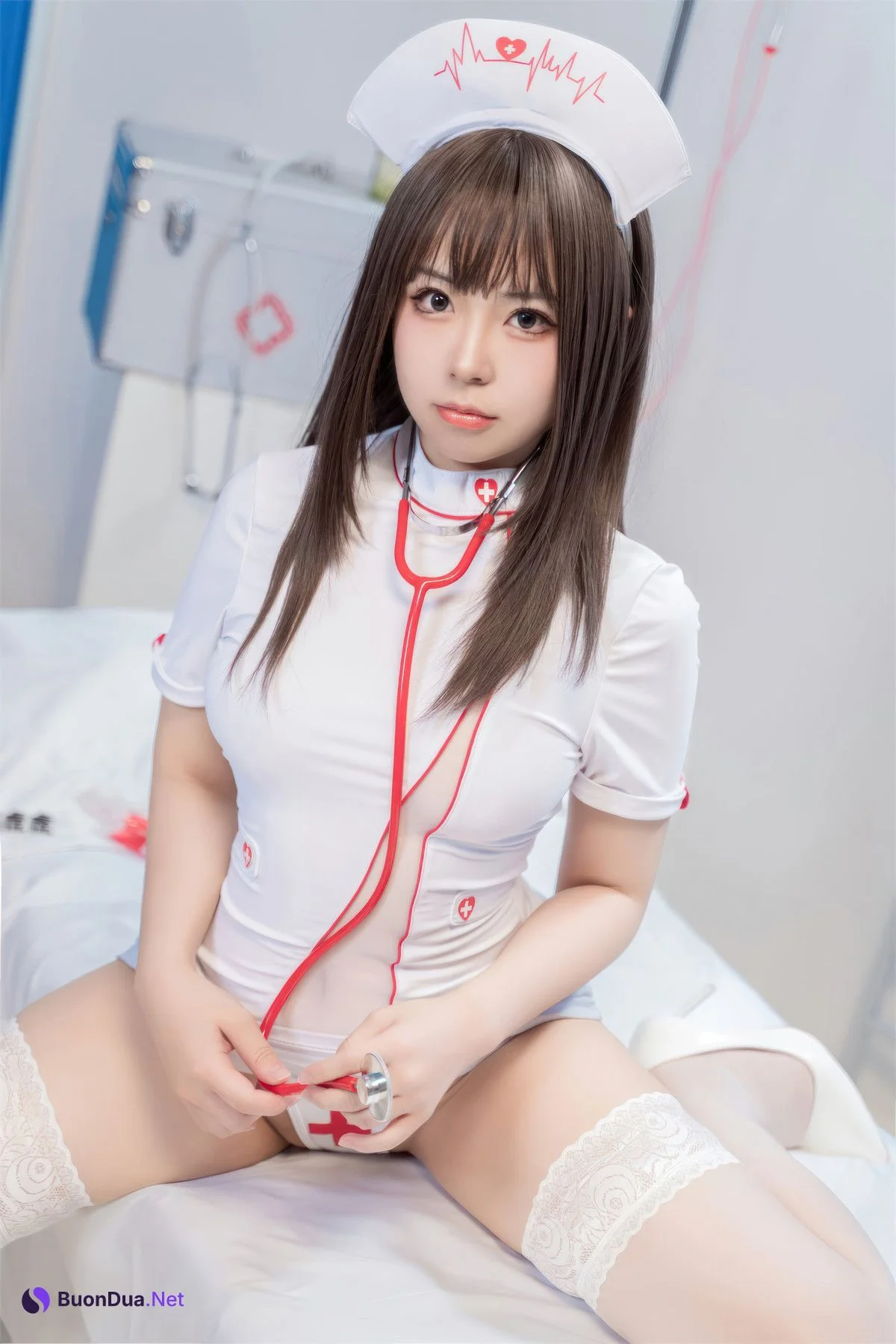 Cosplay 虎森森 触白护士 - Photo 20