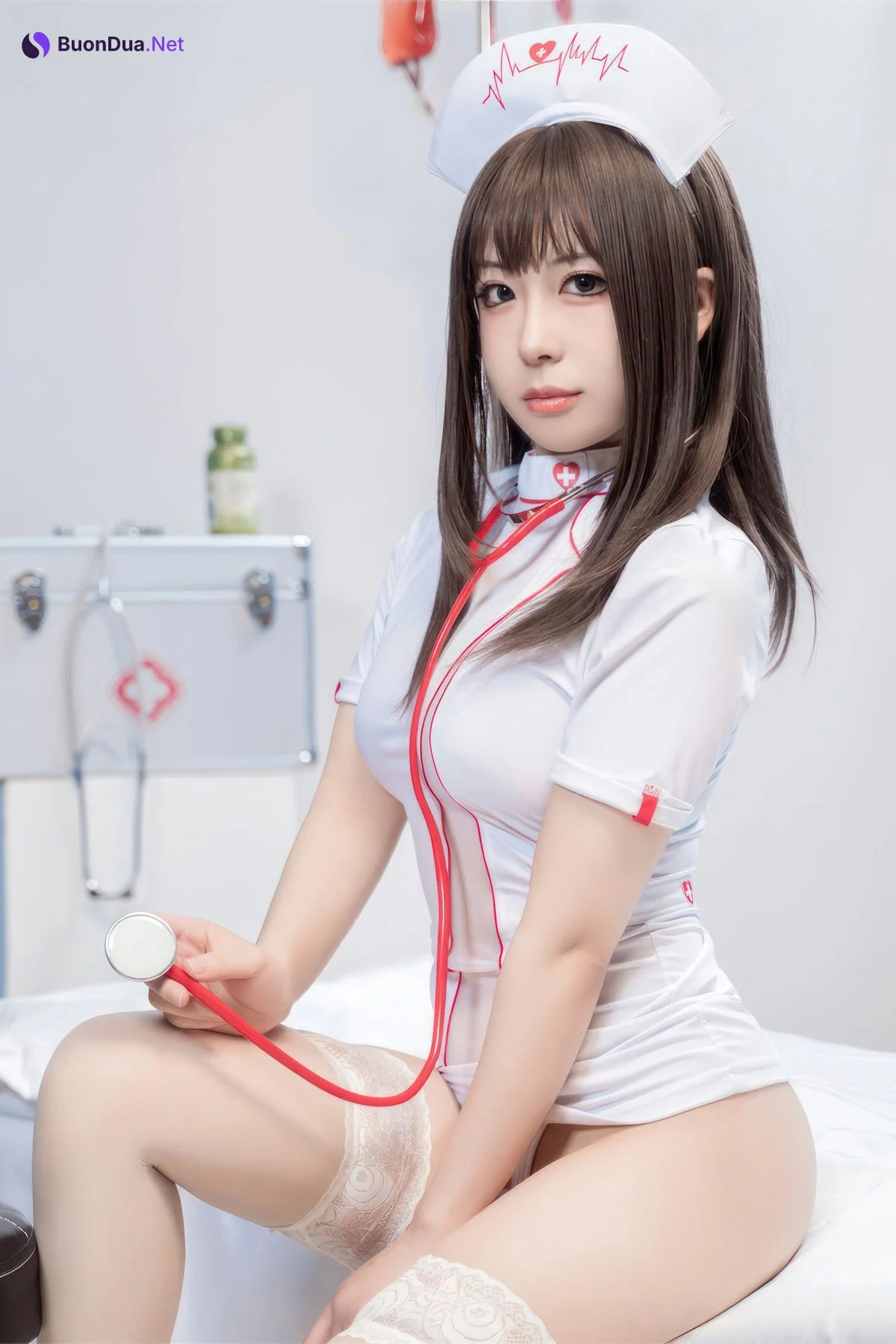 Cosplay 虎森森 触白护士 - Photo 6