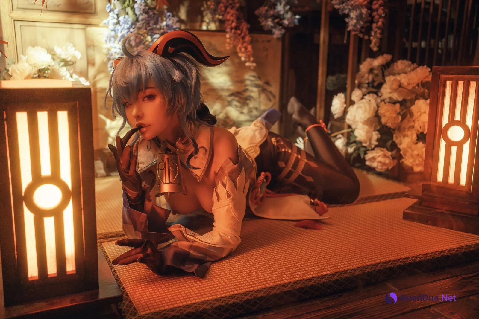 爆机少女喵小吉 Cosplay 原神 甘雨 - Photo 12