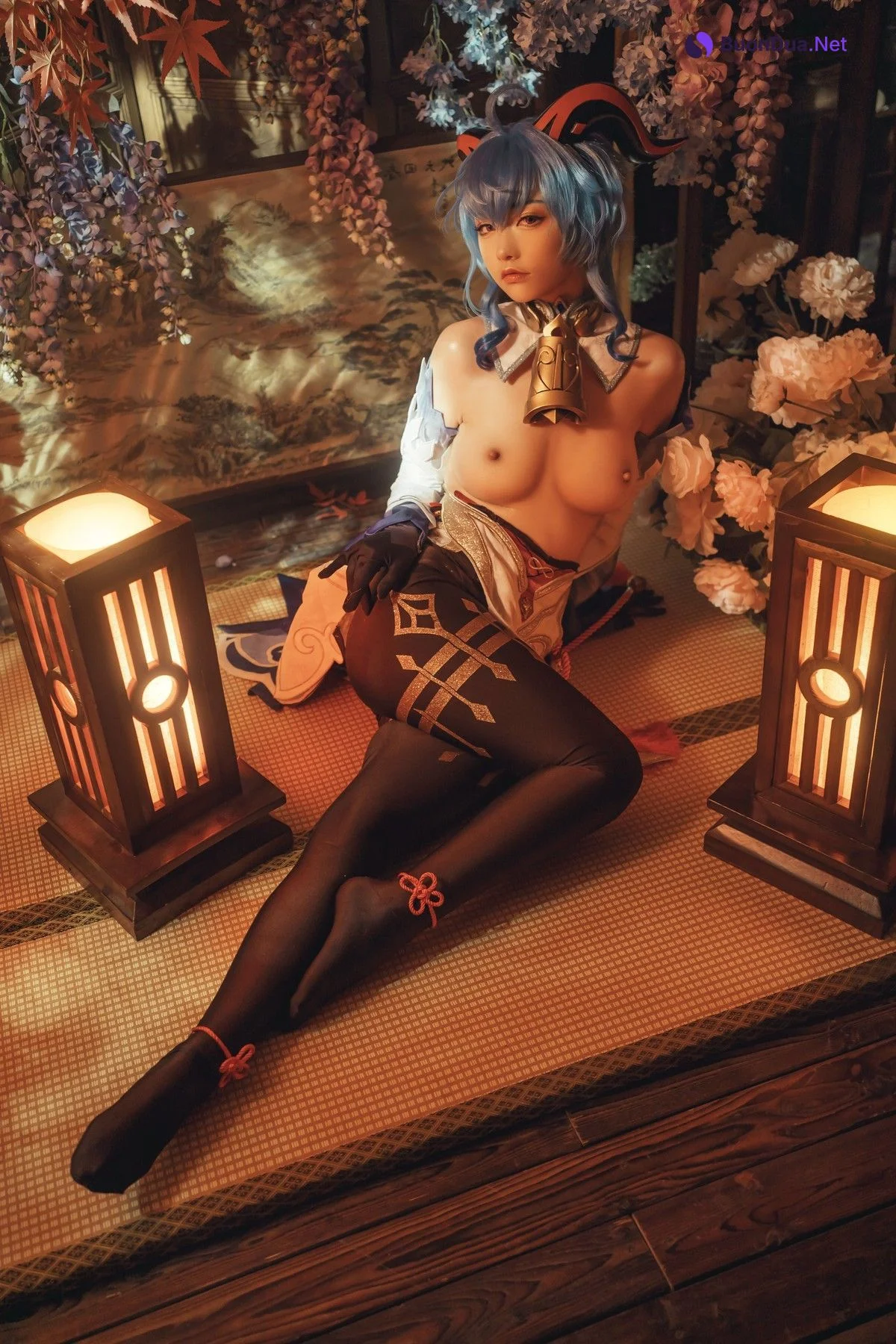 爆机少女喵小吉 Cosplay 原神 甘雨 - Photo 14