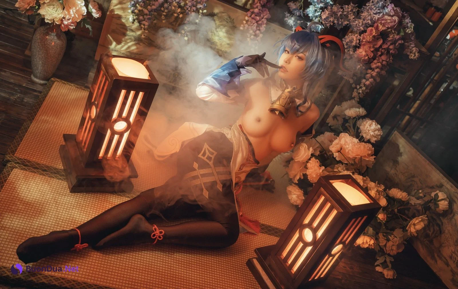 爆机少女喵小吉 Cosplay 原神 甘雨 - Photo 15