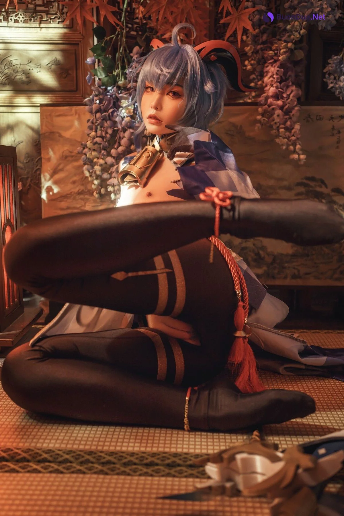 爆机少女喵小吉 Cosplay 原神 甘雨 - Photo 4