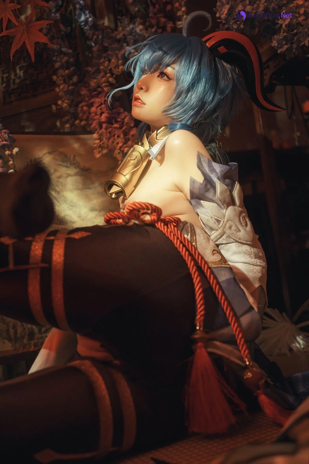 爆机少女喵小吉 Cosplay 原神 甘雨 - Photo 6