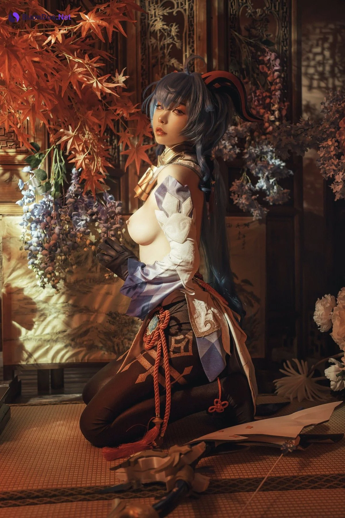 爆机少女喵小吉 Cosplay 原神 甘雨 - Photo 9