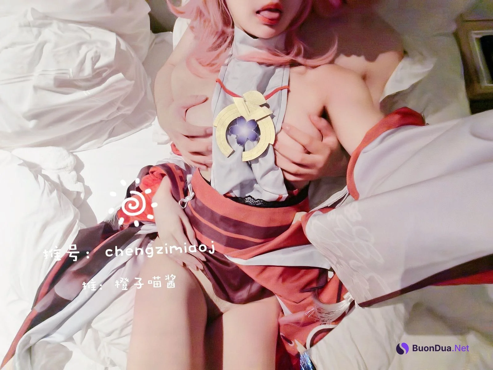 橙子喵酱 Cosplay 八重神子 - Photo 7