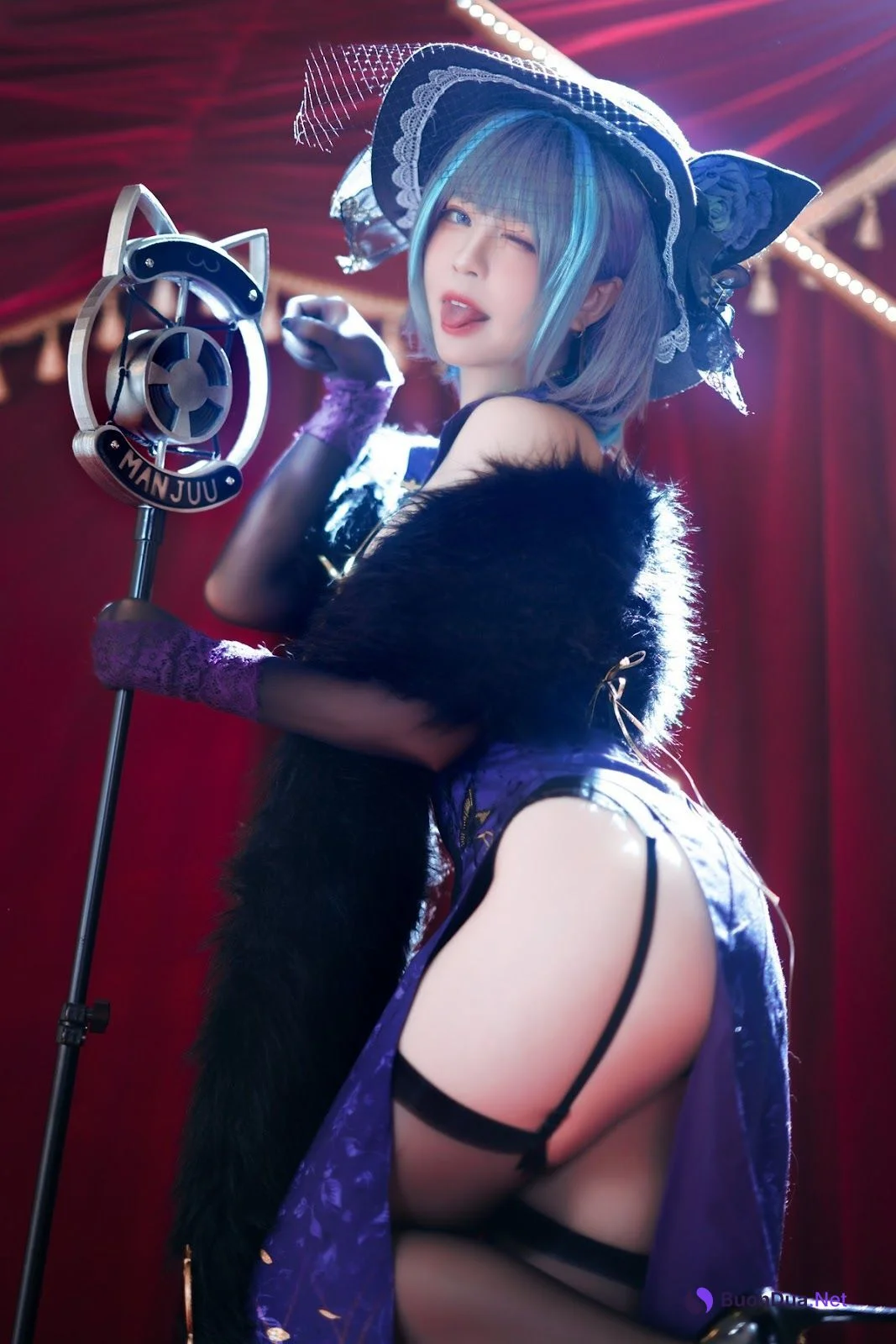 Cosplay 半半子 柴郡旗袍 - 照片 10