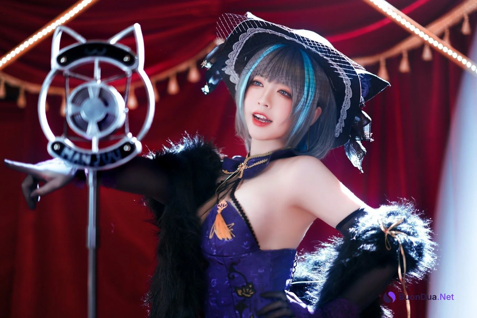 Cosplay 半半子 柴郡旗袍 - 照片 14