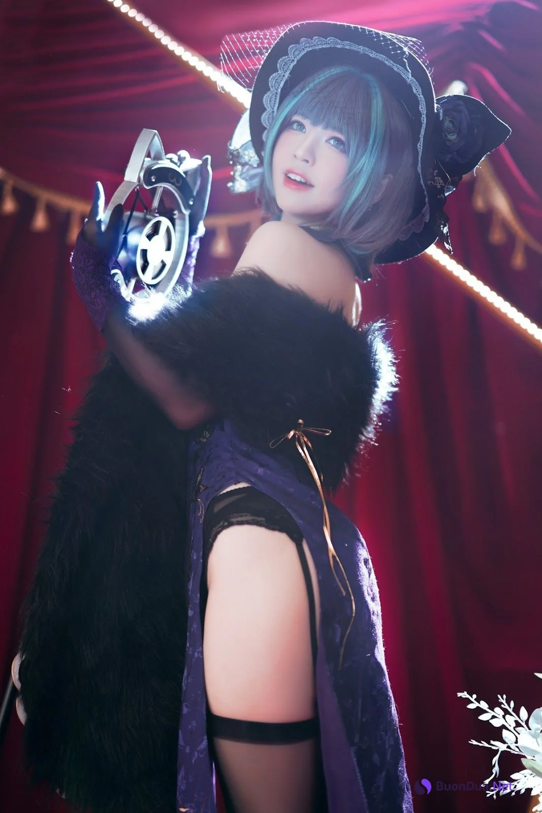 Cosplay 半半子 柴郡旗袍 - 照片 7