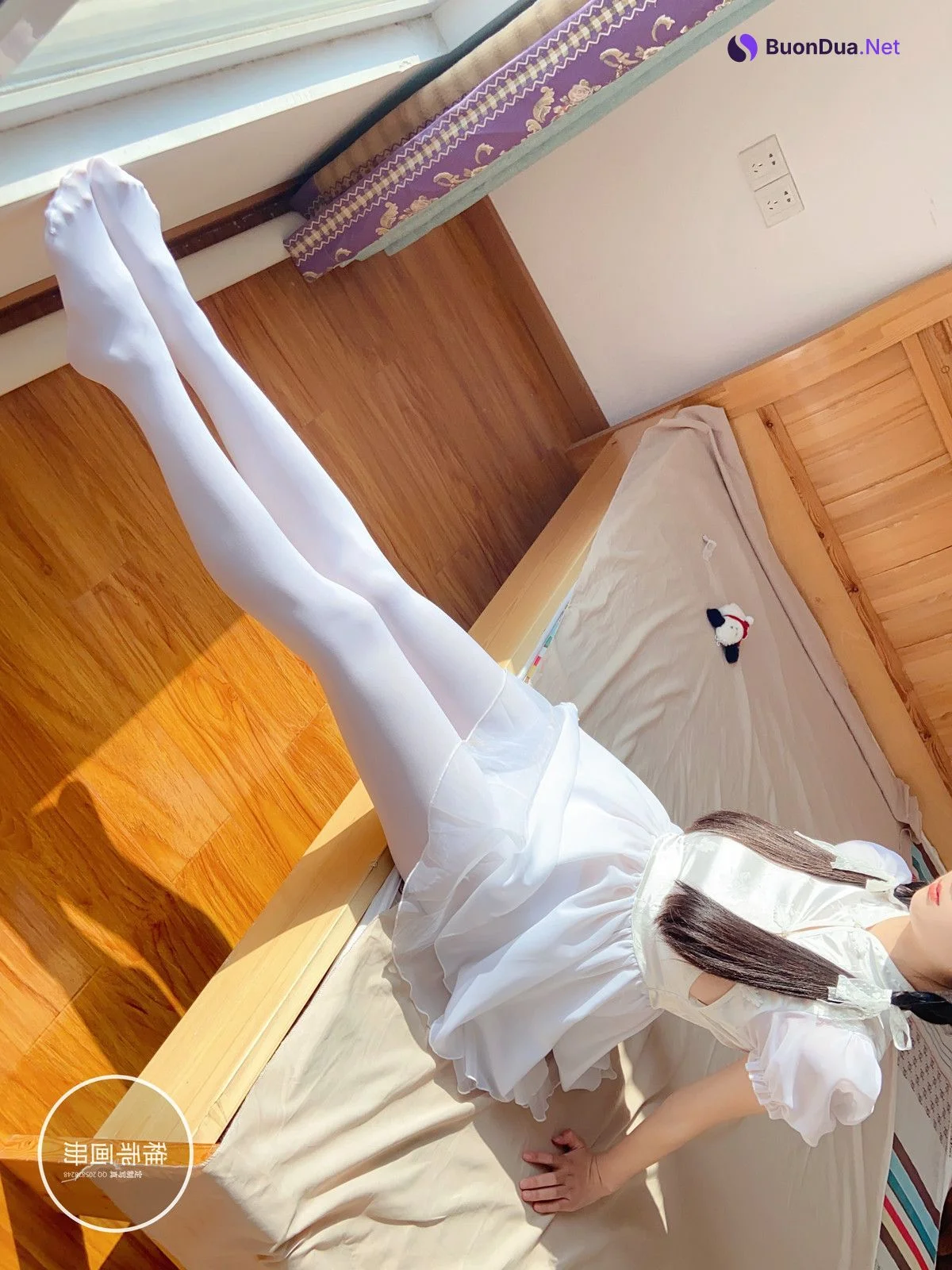 Cosplay 稚乖画册 夜夜 嬉戏 80d白丝 - Photo 8