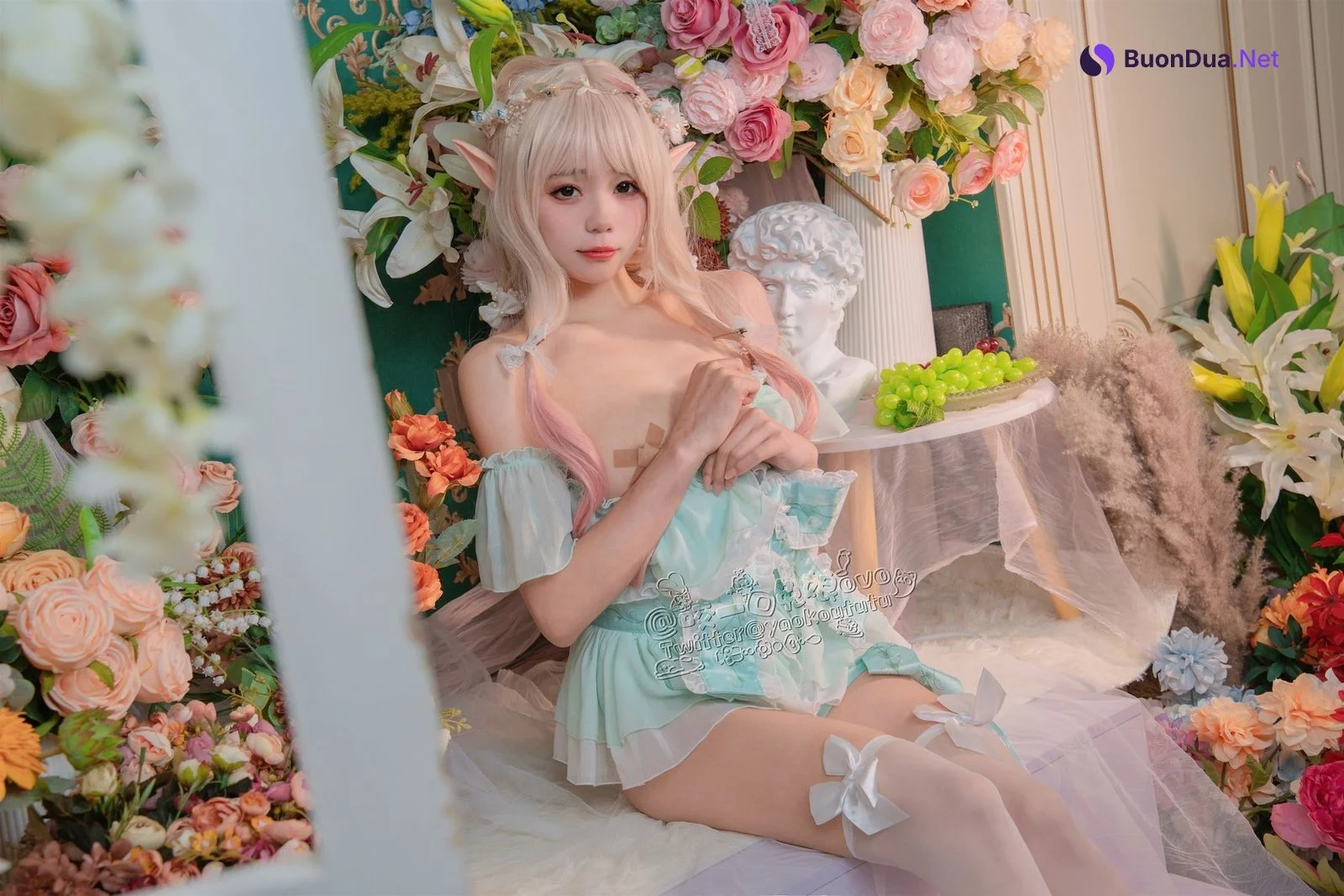 Cosplay 咬一口兔娘 豌豆公主的秘密花房 - Photo 16