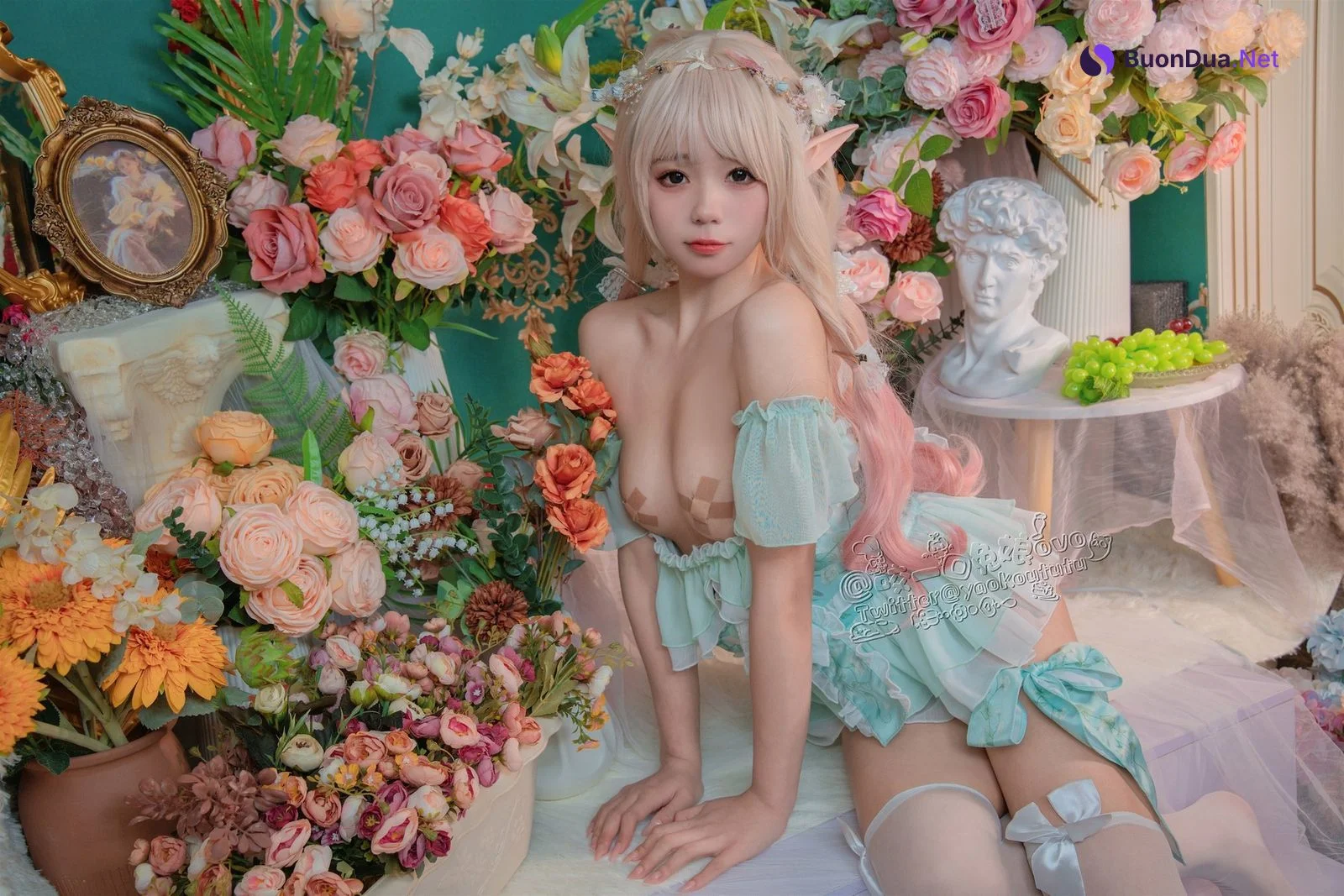 Cosplay 咬一口兔娘 豌豆公主的秘密花房 - Photo 17