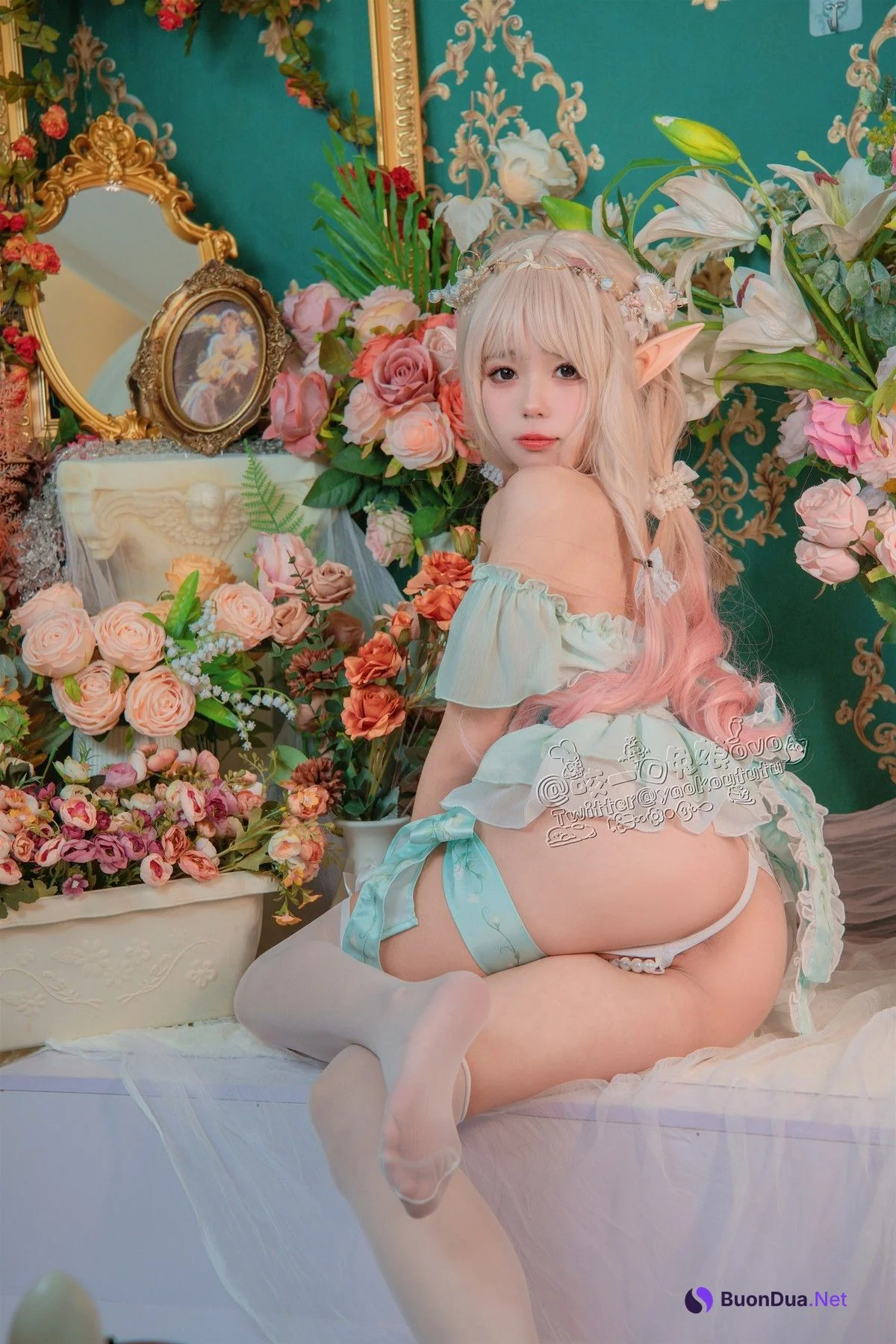 Cosplay 咬一口兔娘 豌豆公主的秘密花房 - Photo 18