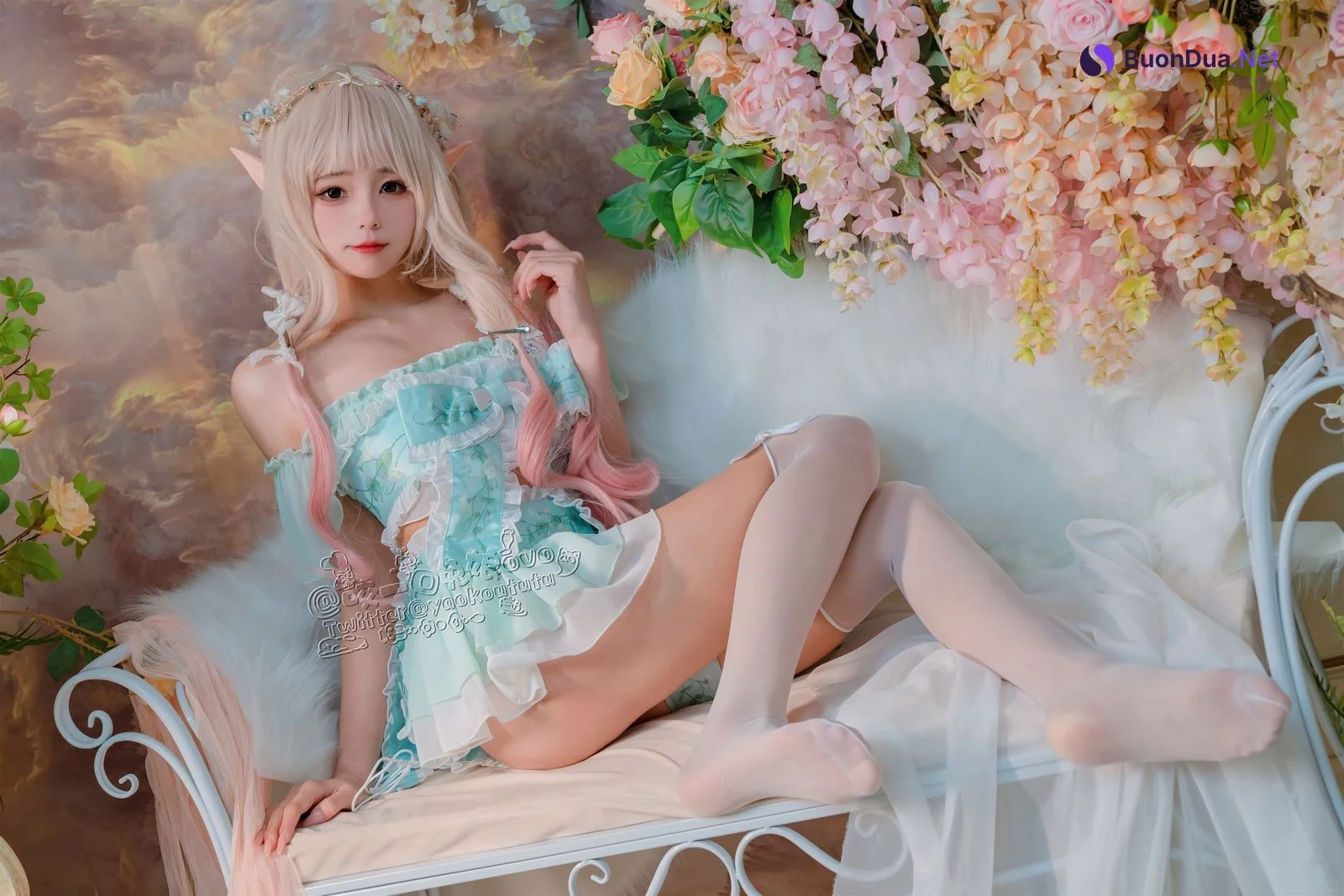 Cosplay 咬一口兔娘 豌豆公主的秘密花房 - Photo 2