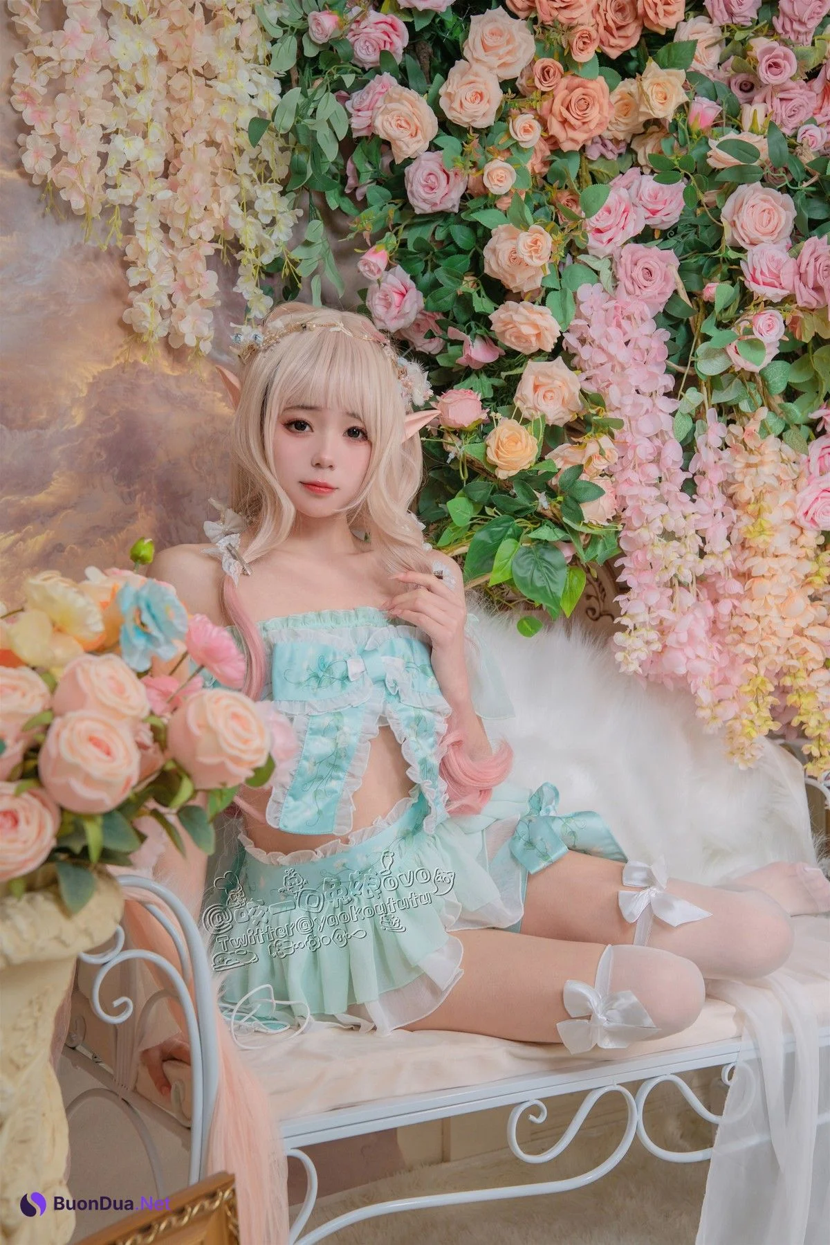 Cosplay 咬一口兔娘 豌豆公主的秘密花房 - Photo 4