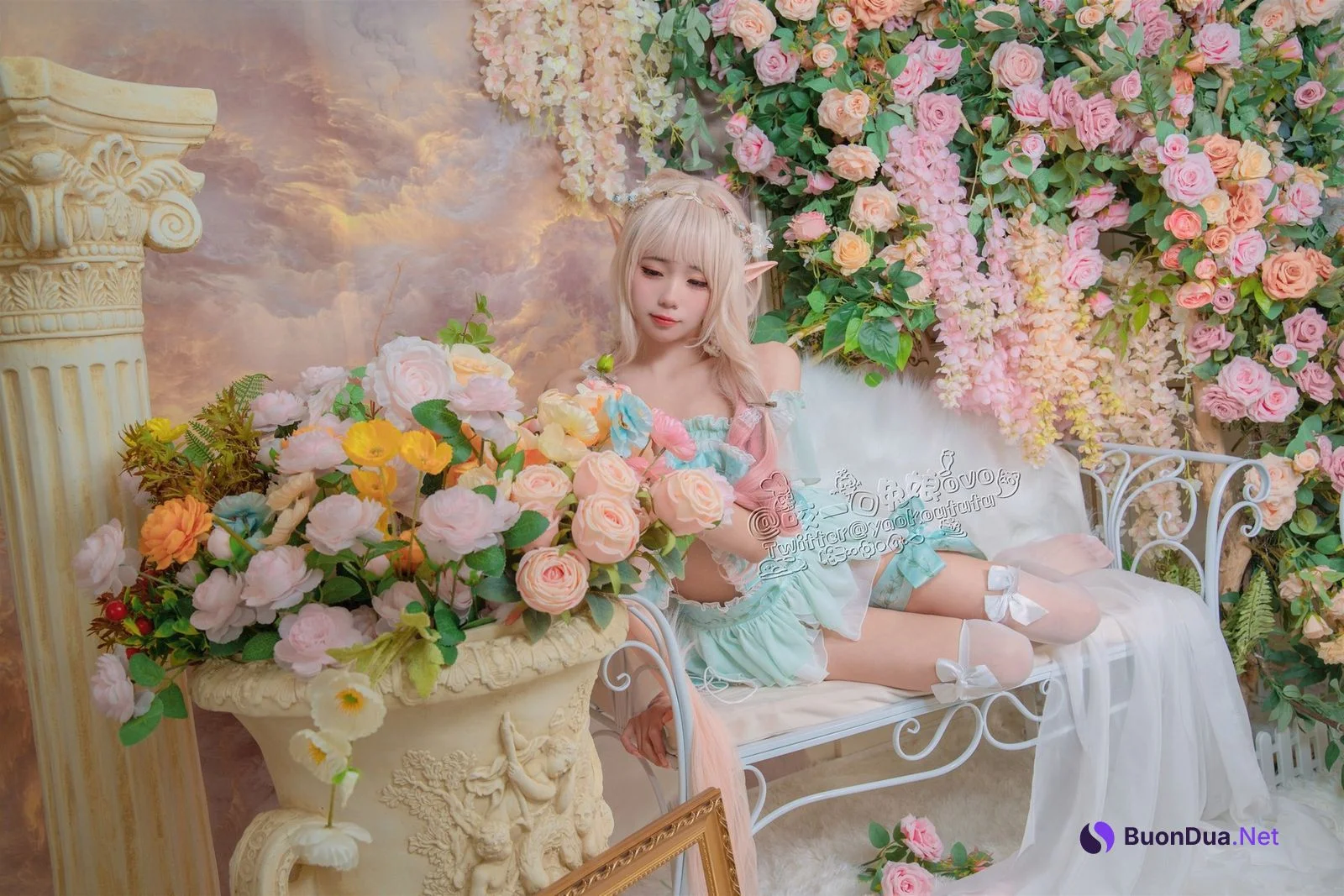 Cosplay 咬一口兔娘 豌豆公主的秘密花房 - Photo 5