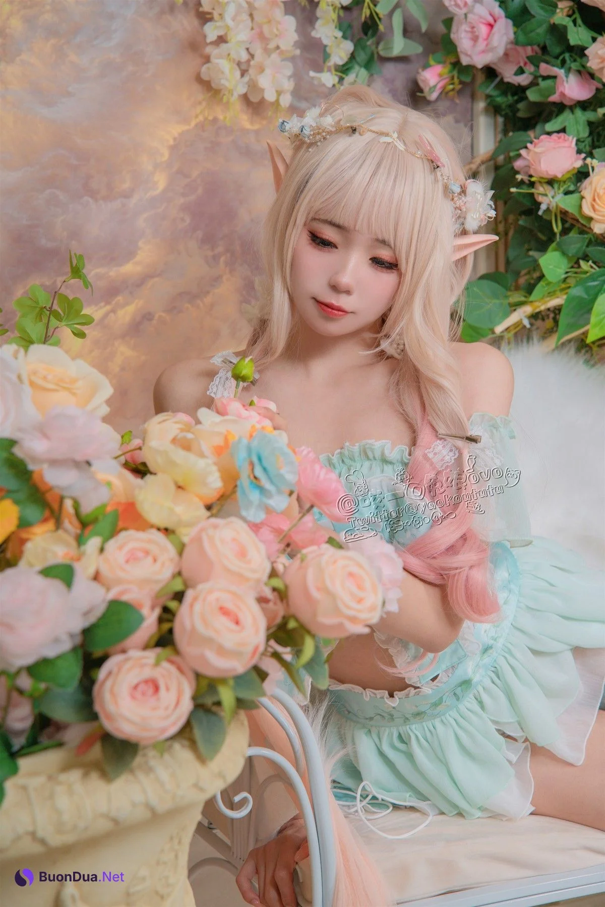 Cosplay 咬一口兔娘 豌豆公主的秘密花房 - Photo 6