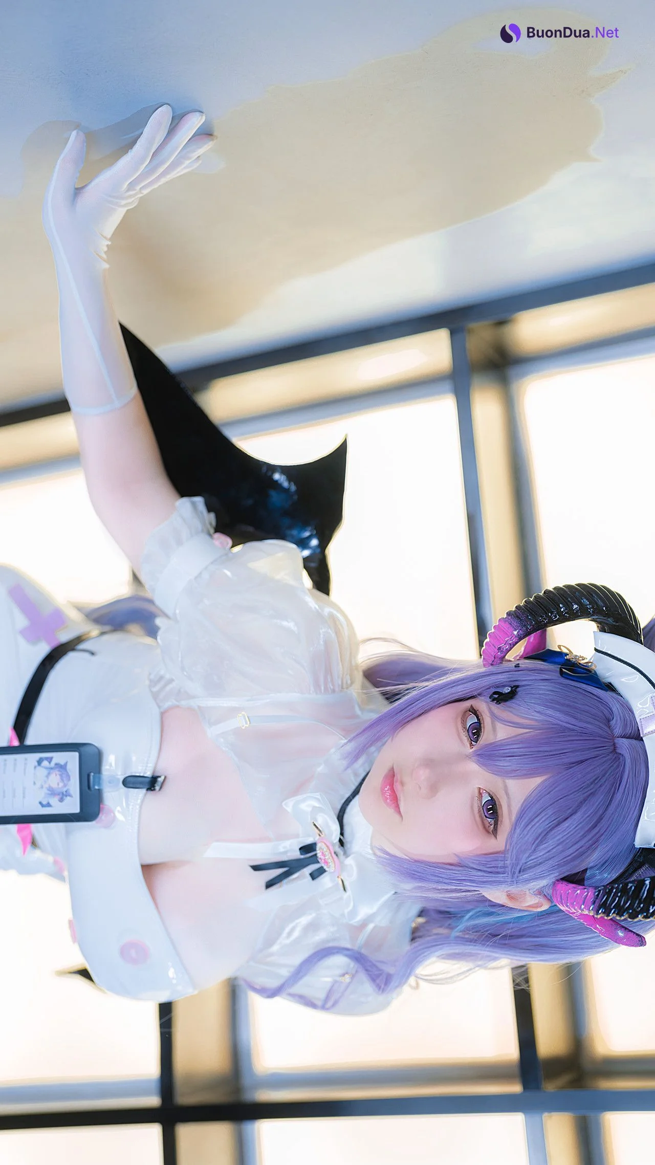 Cosplay 樱梨梨 刻晴魅魔护士 - Photo 7
