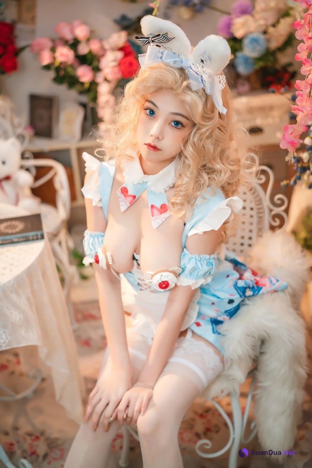 Cosplay 蜜汁猫裘 爱丽丝梦游仙境兔子先生 - รูปภาพ 20