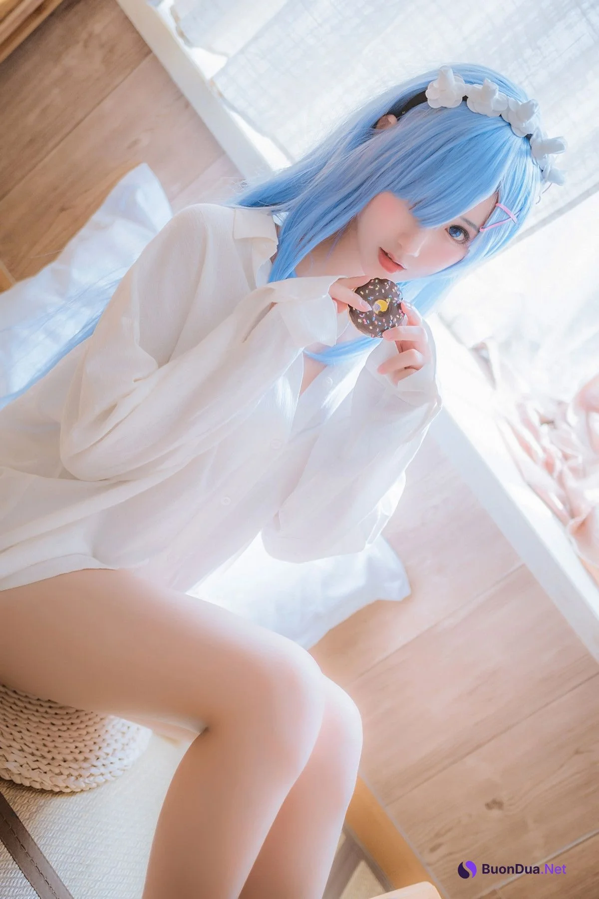 Cosplay 羽生三未图集 蕾姆 - Photo 13