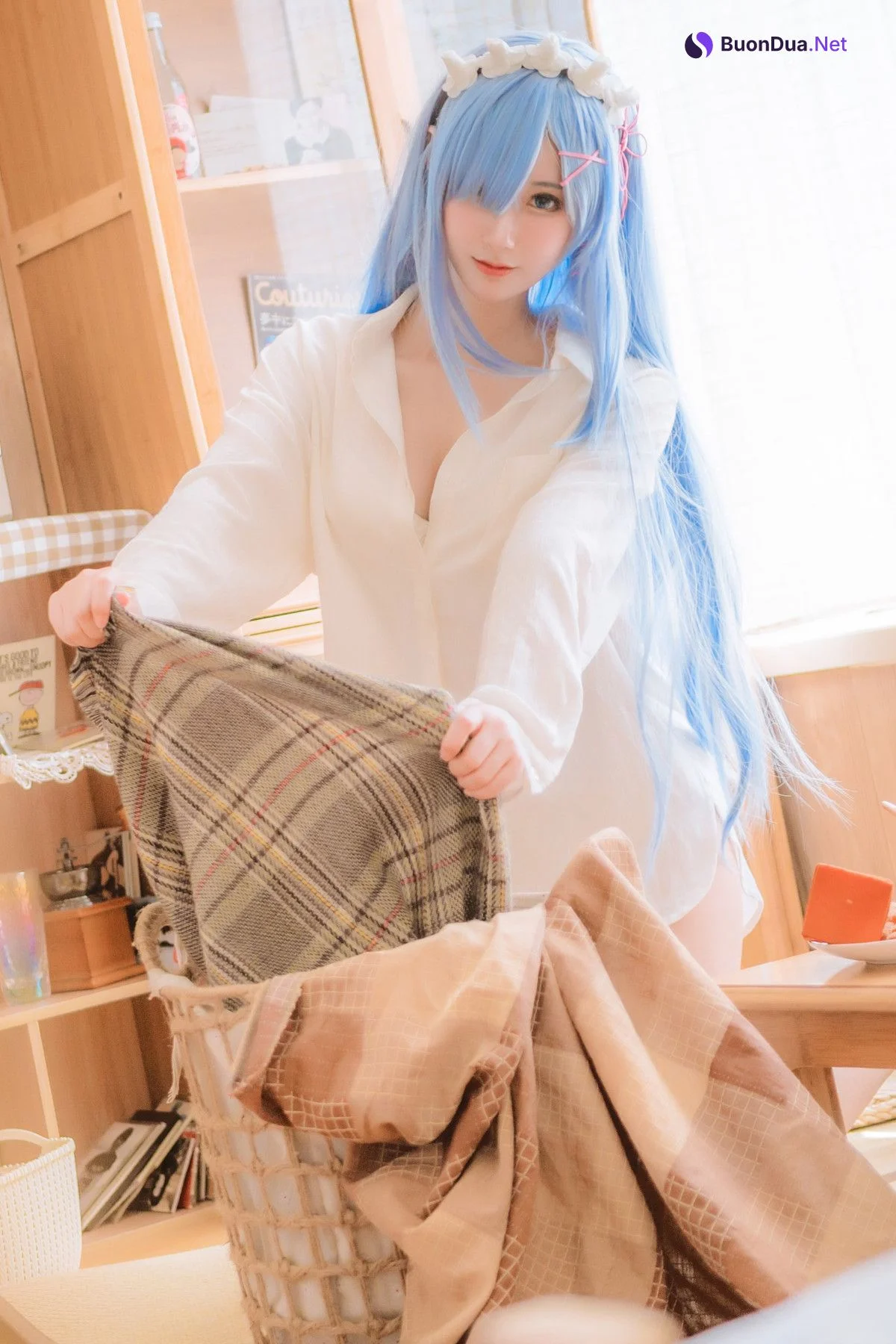 Cosplay 羽生三未图集 蕾姆 - Photo 17