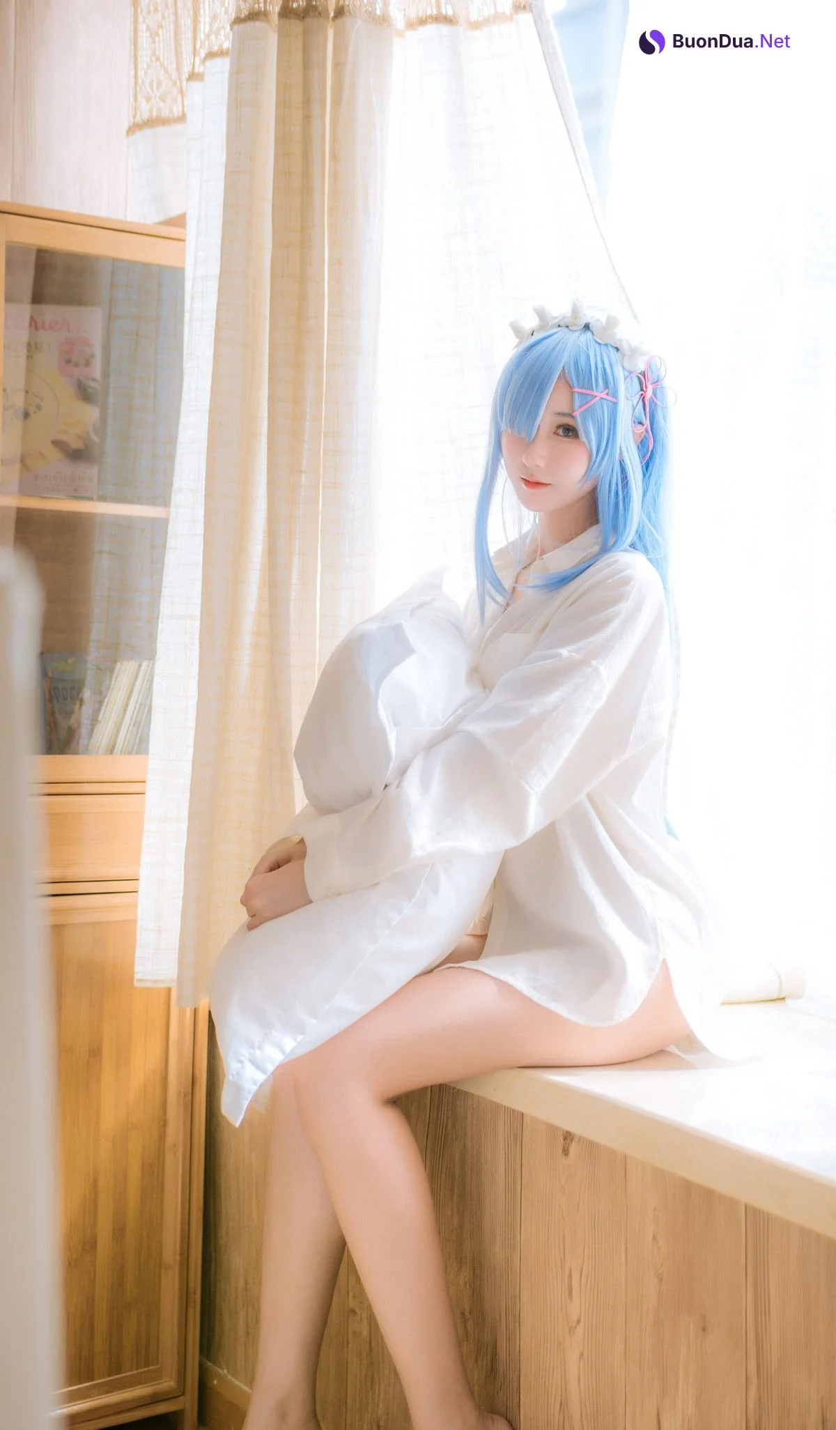 Cosplay 羽生三未图集 蕾姆 - Photo 7