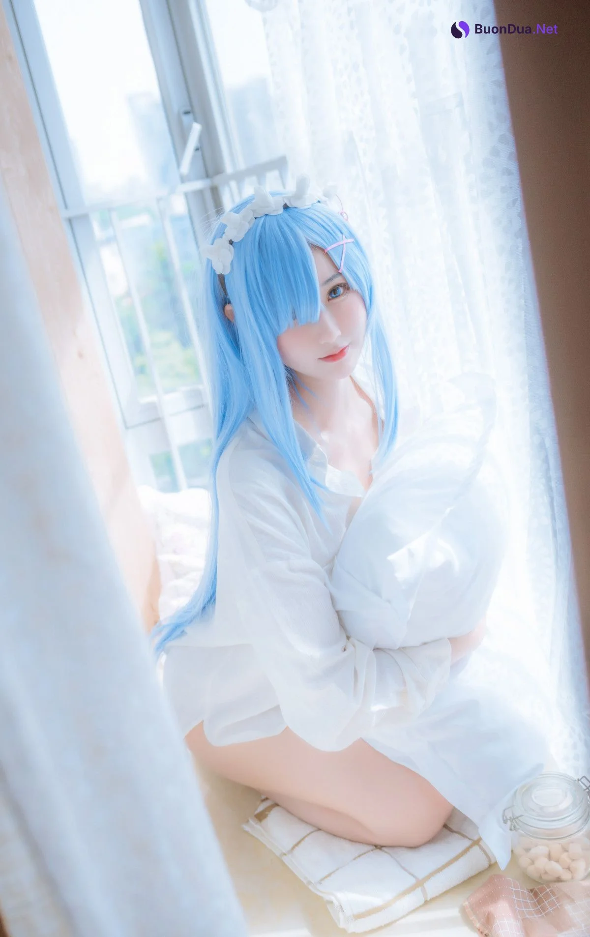 Cosplay 羽生三未图集 蕾姆 - Photo 9