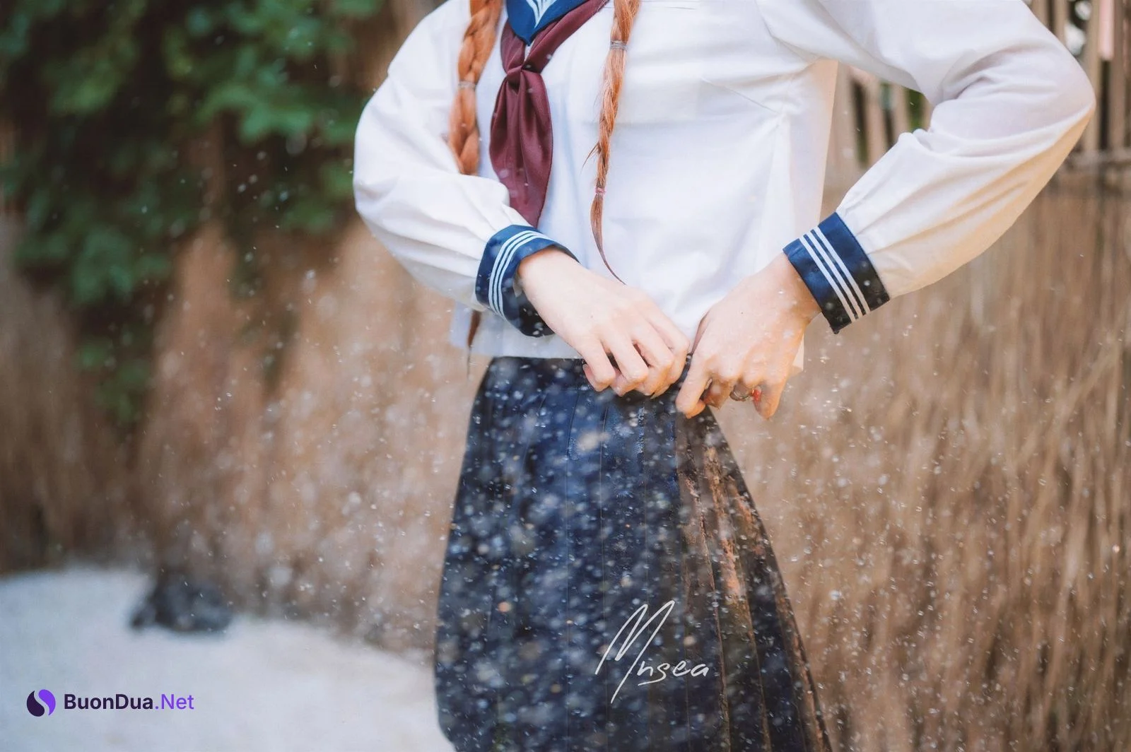 Cosplay 妹抖青写真 死库水 - Photo 2
