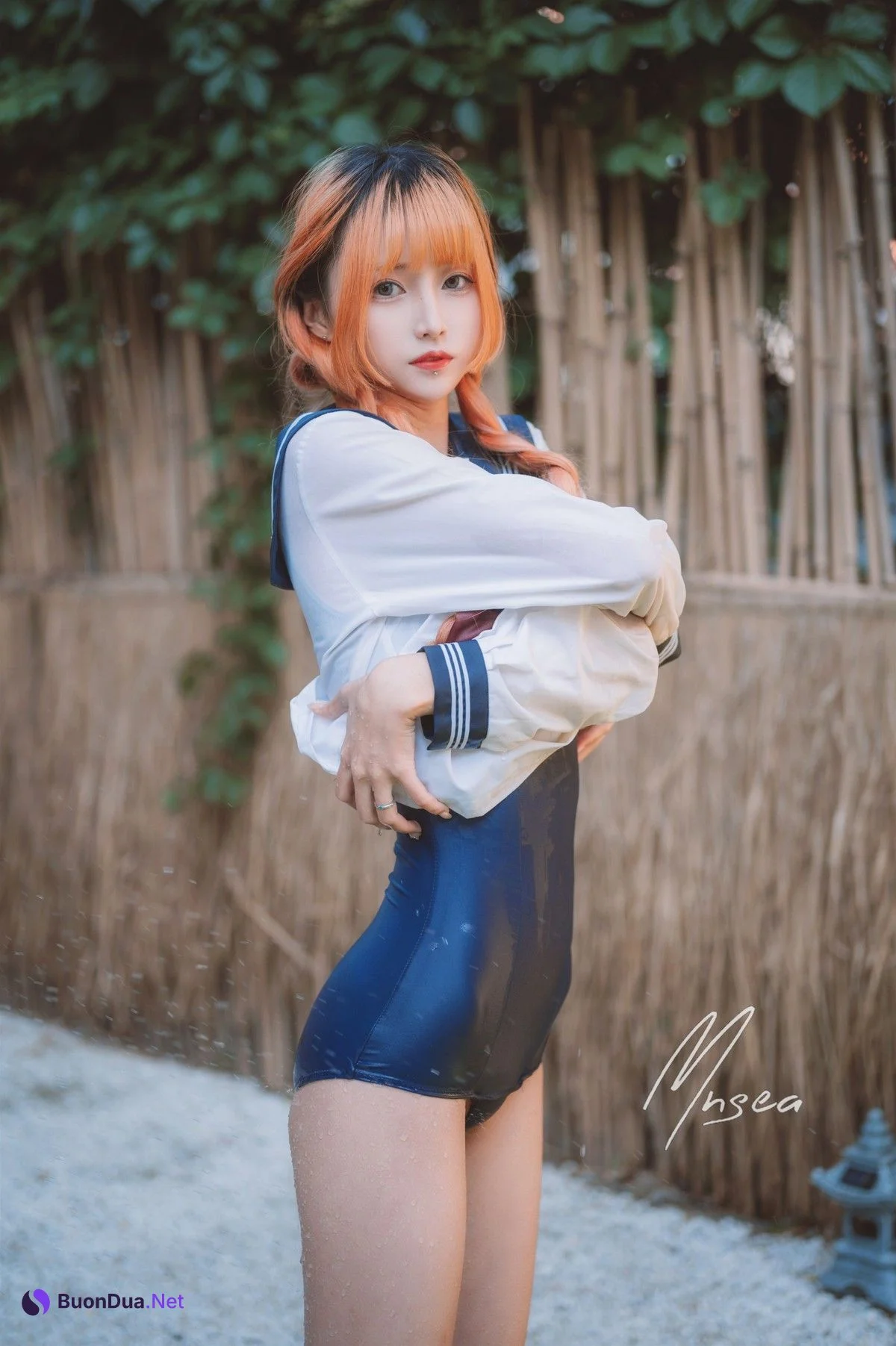 Cosplay 妹抖青写真 死库水 - Photo 6