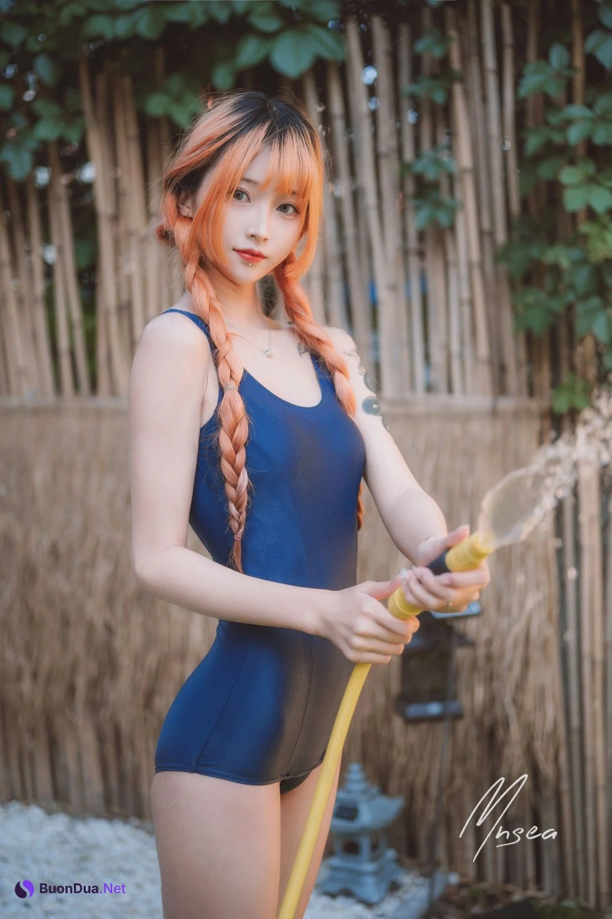 Cosplay 妹抖青写真 死库水 - Photo 8