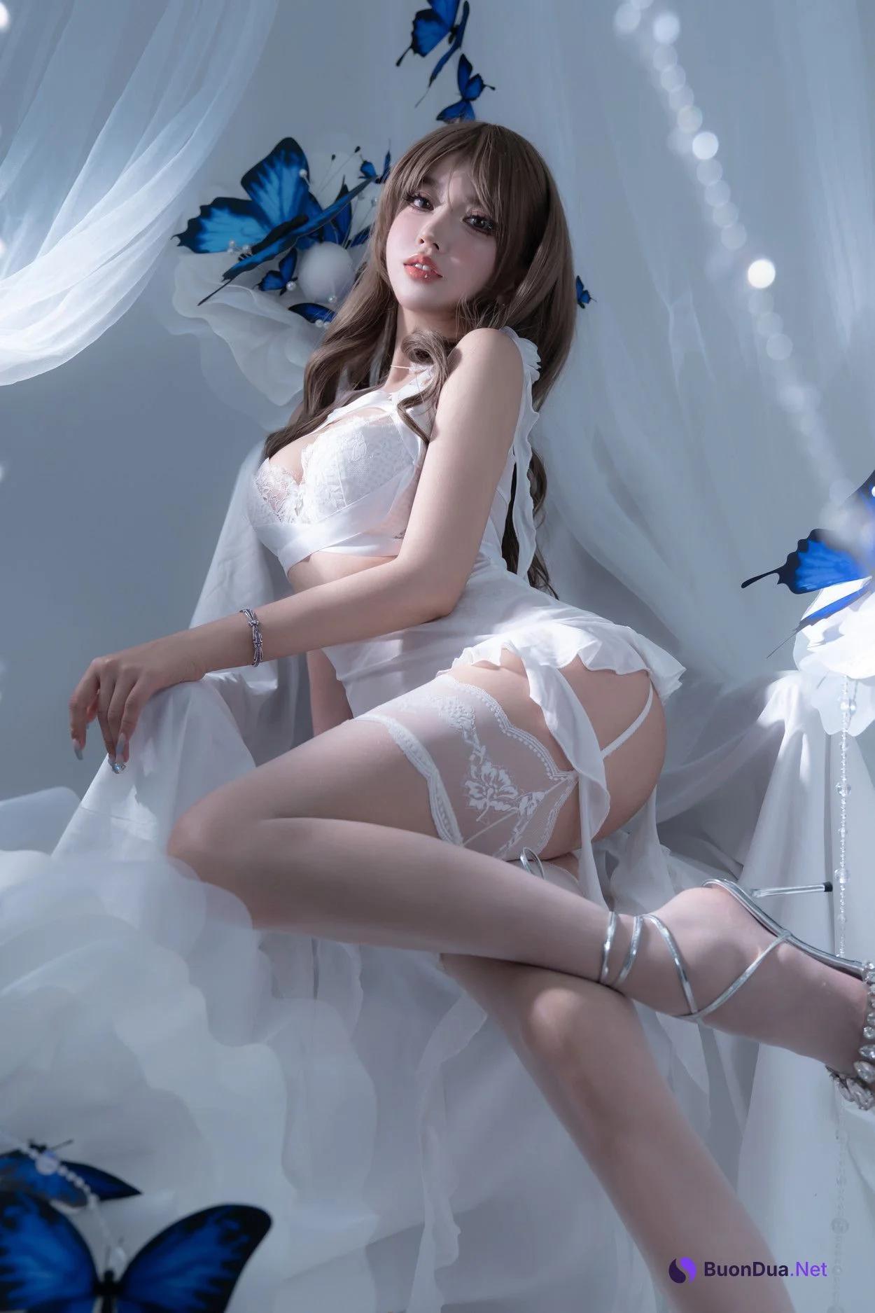 Cosplay 过期米线线喵 电子蝴蝶 - Photo 11