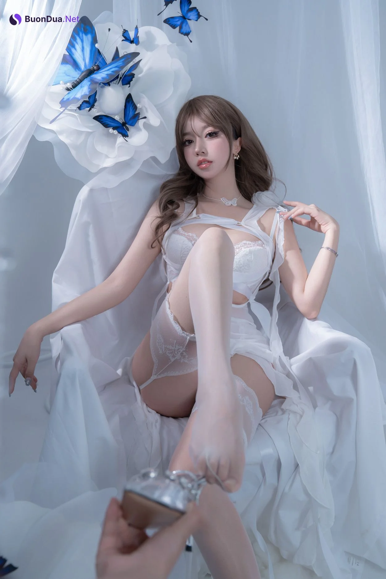 Cosplay 过期米线线喵 电子蝴蝶 - Photo 20